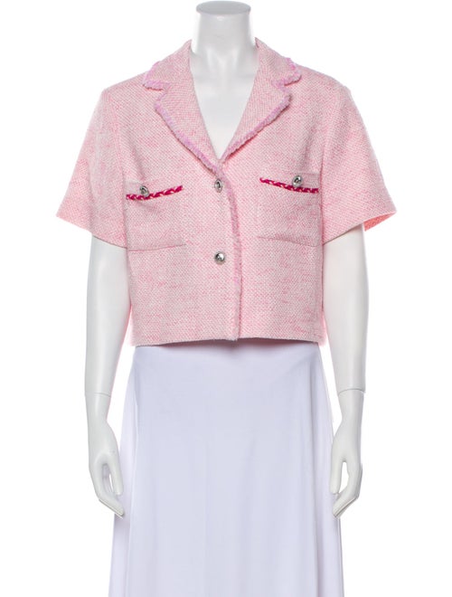 Maje Tweed Pattern Evening Jacket