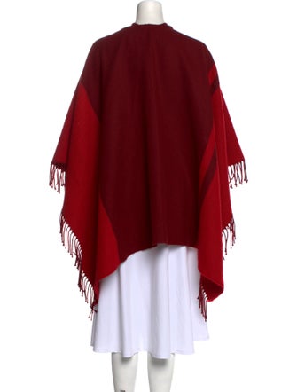 Maje Colorblock Pattern V-Neck Sweater