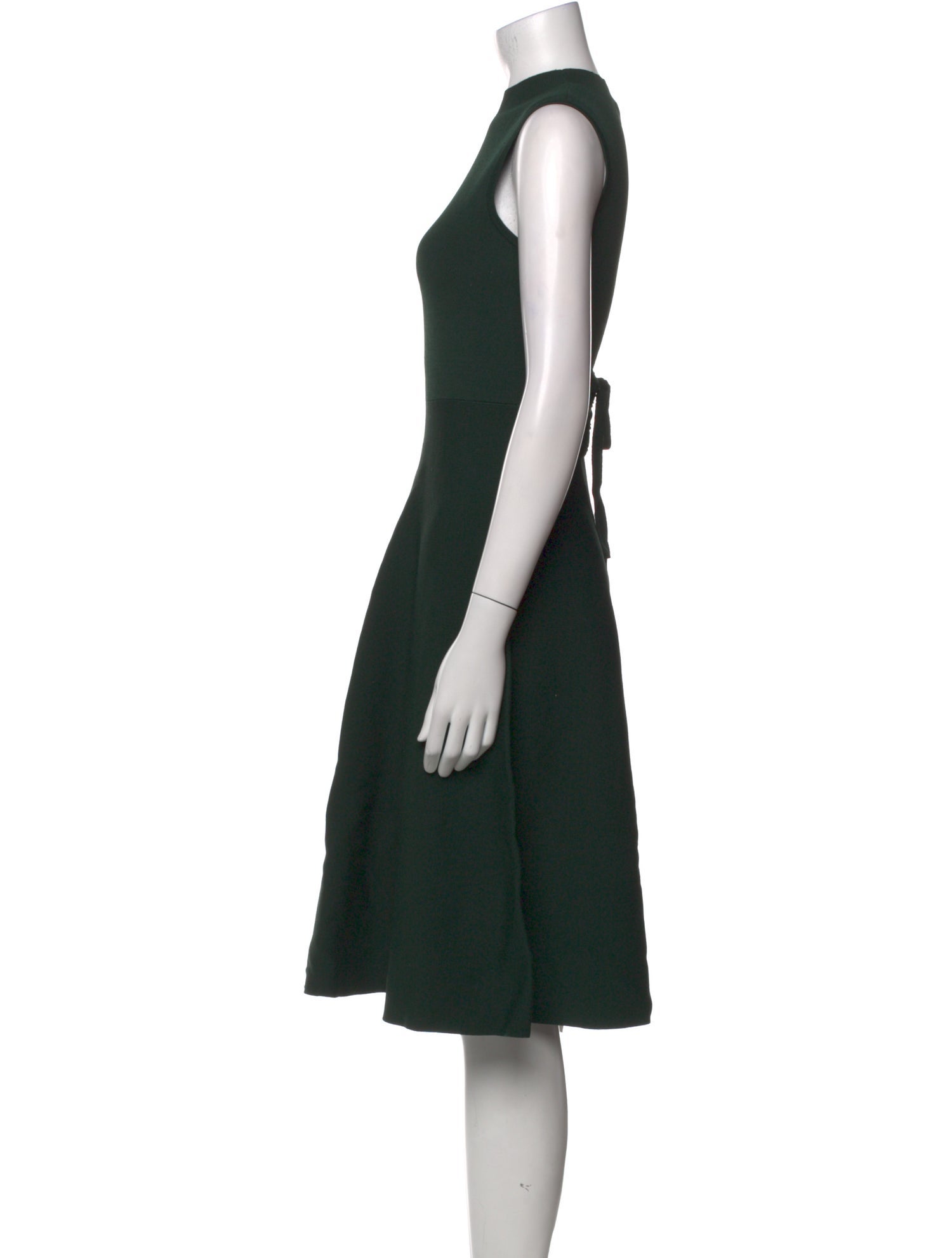 Maje Mock Neck Knee-Length Dress