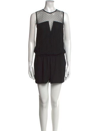 Maje Scoop Neck Romper