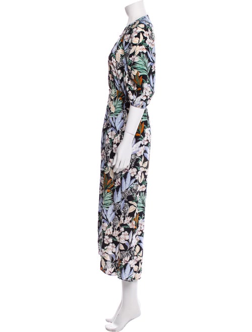 Maje Floral Print Long Dress