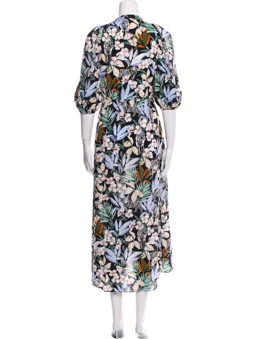 Maje Floral Print Long Dress