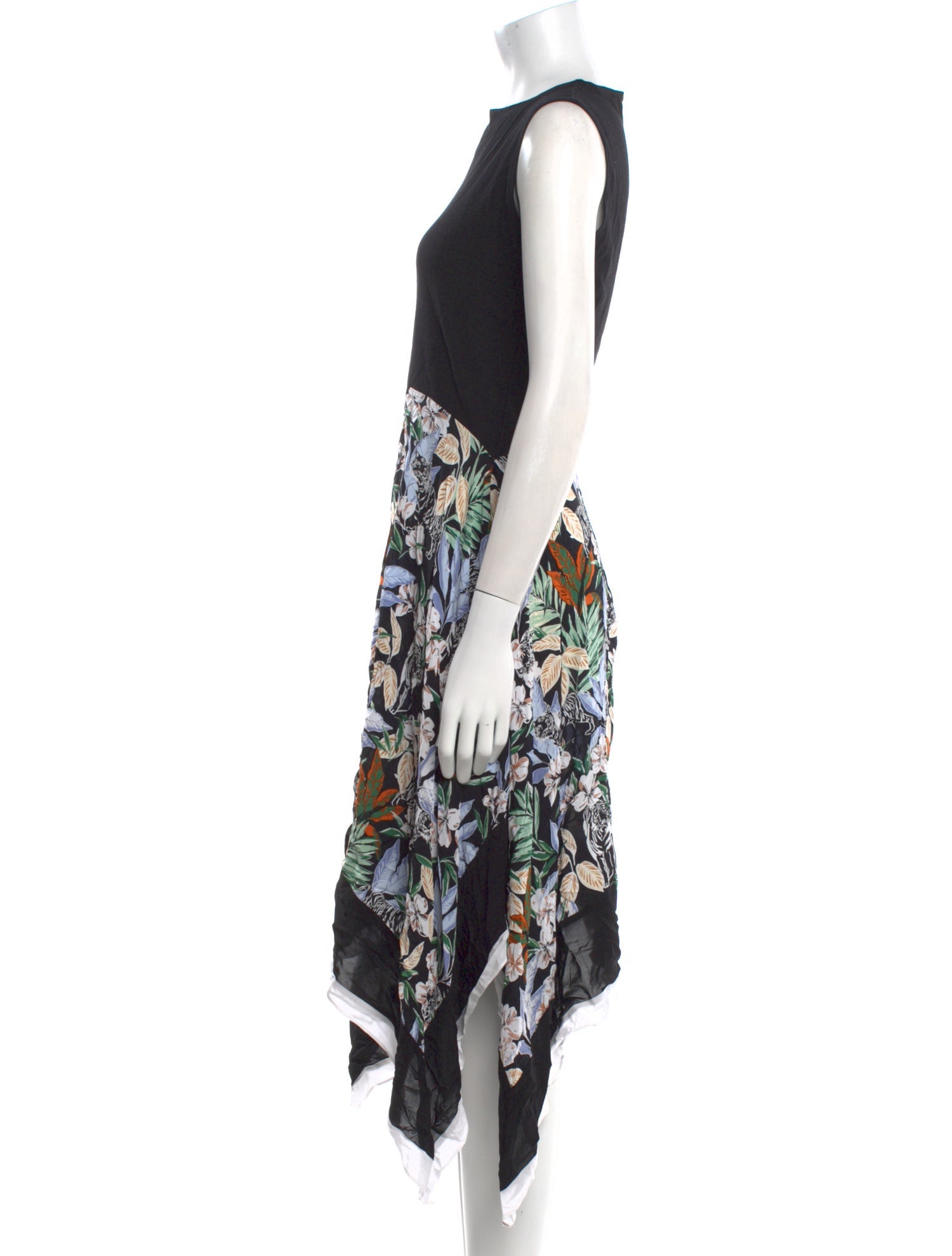 Maje Floral Print Long Dress