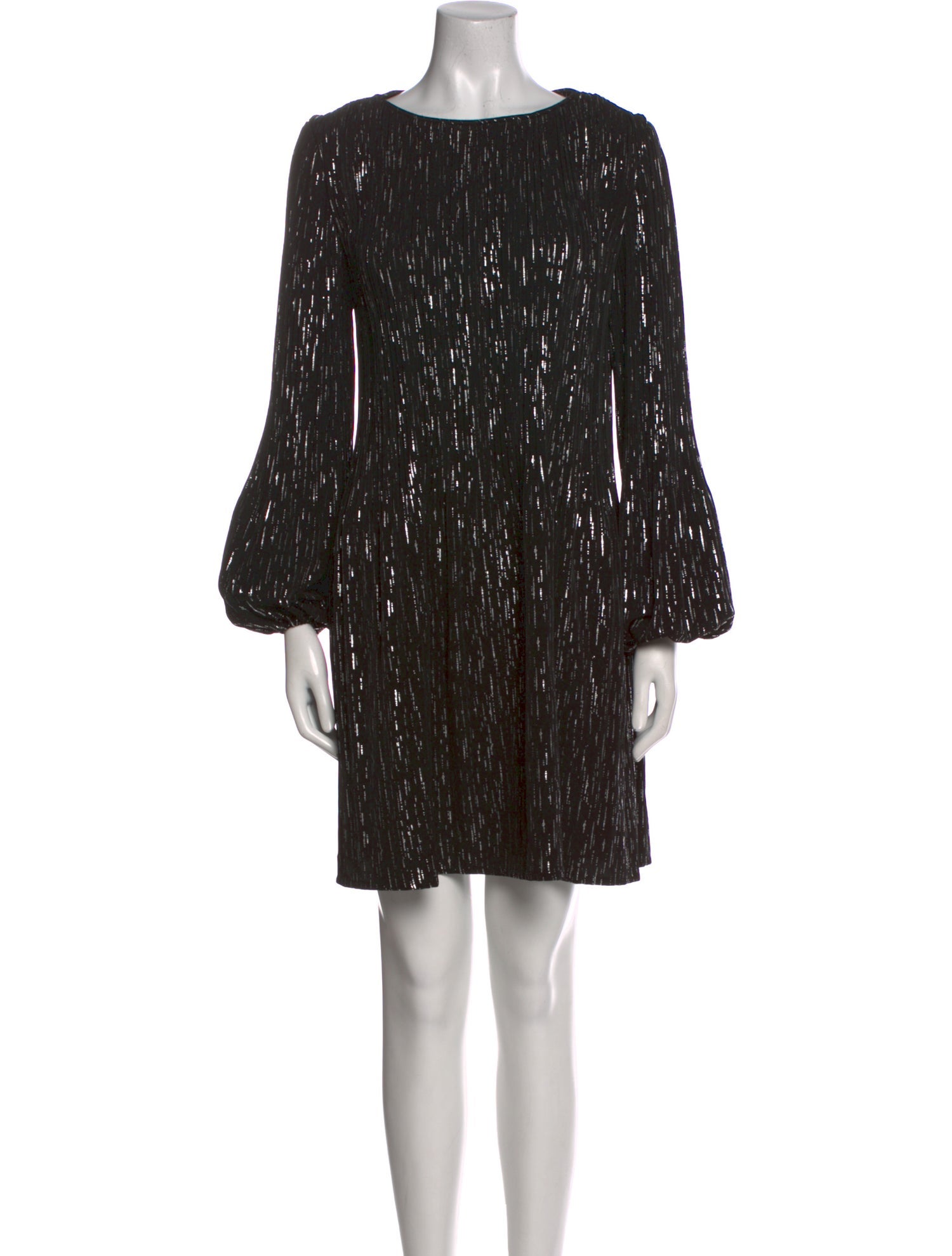 Maje Bateau Neckline Mini Dress