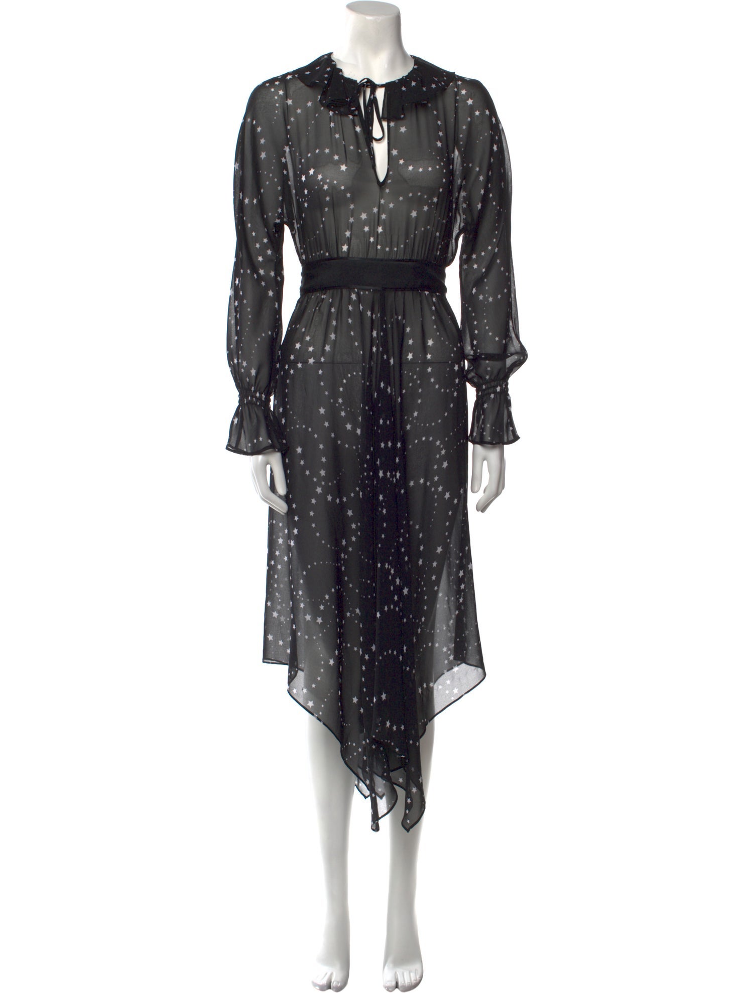 Maje Silk Long Dress