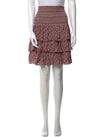 Maje Printed Knee-Length Skirt