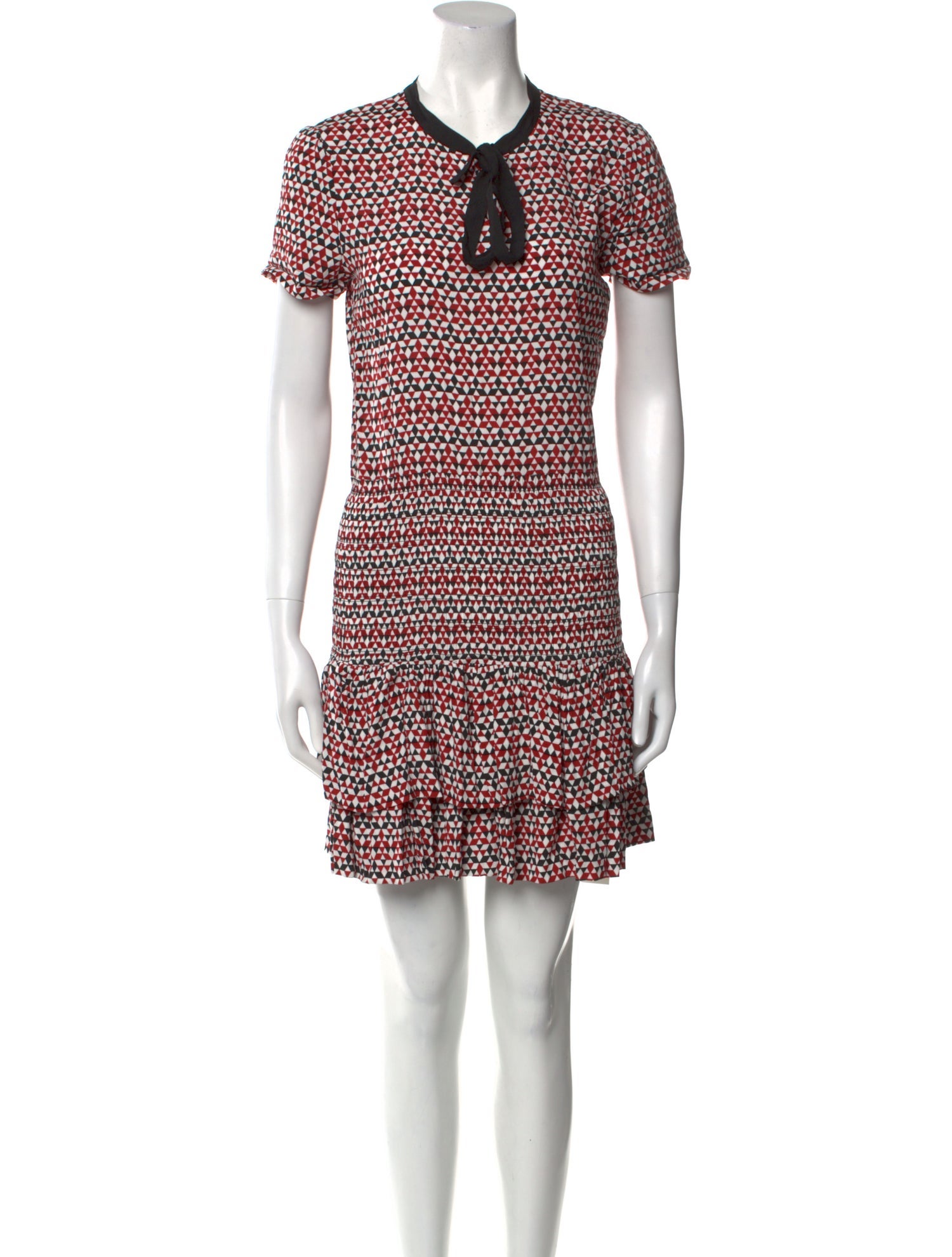 Maje Printed Mini Dress
