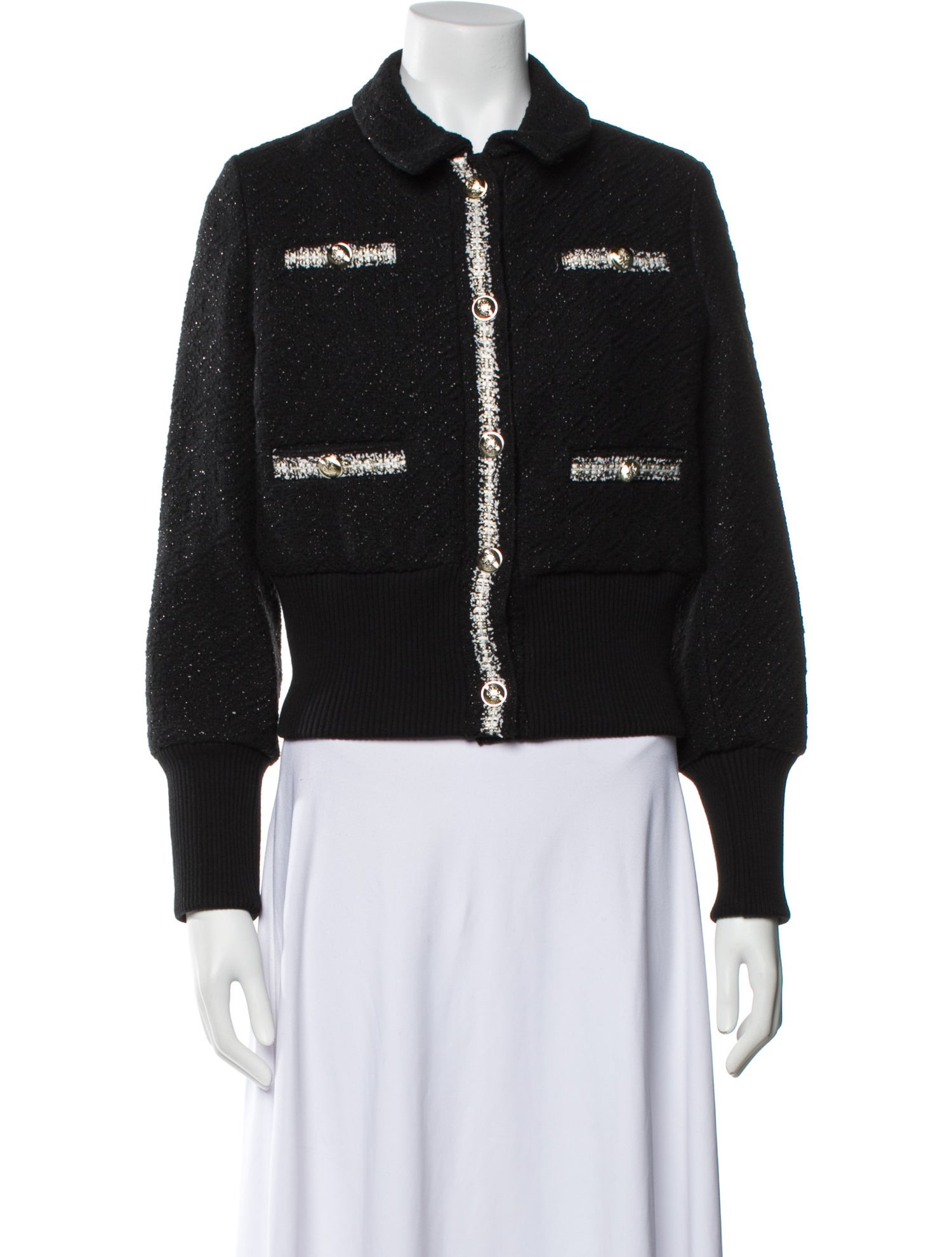 Maje Striped Evening Jacket