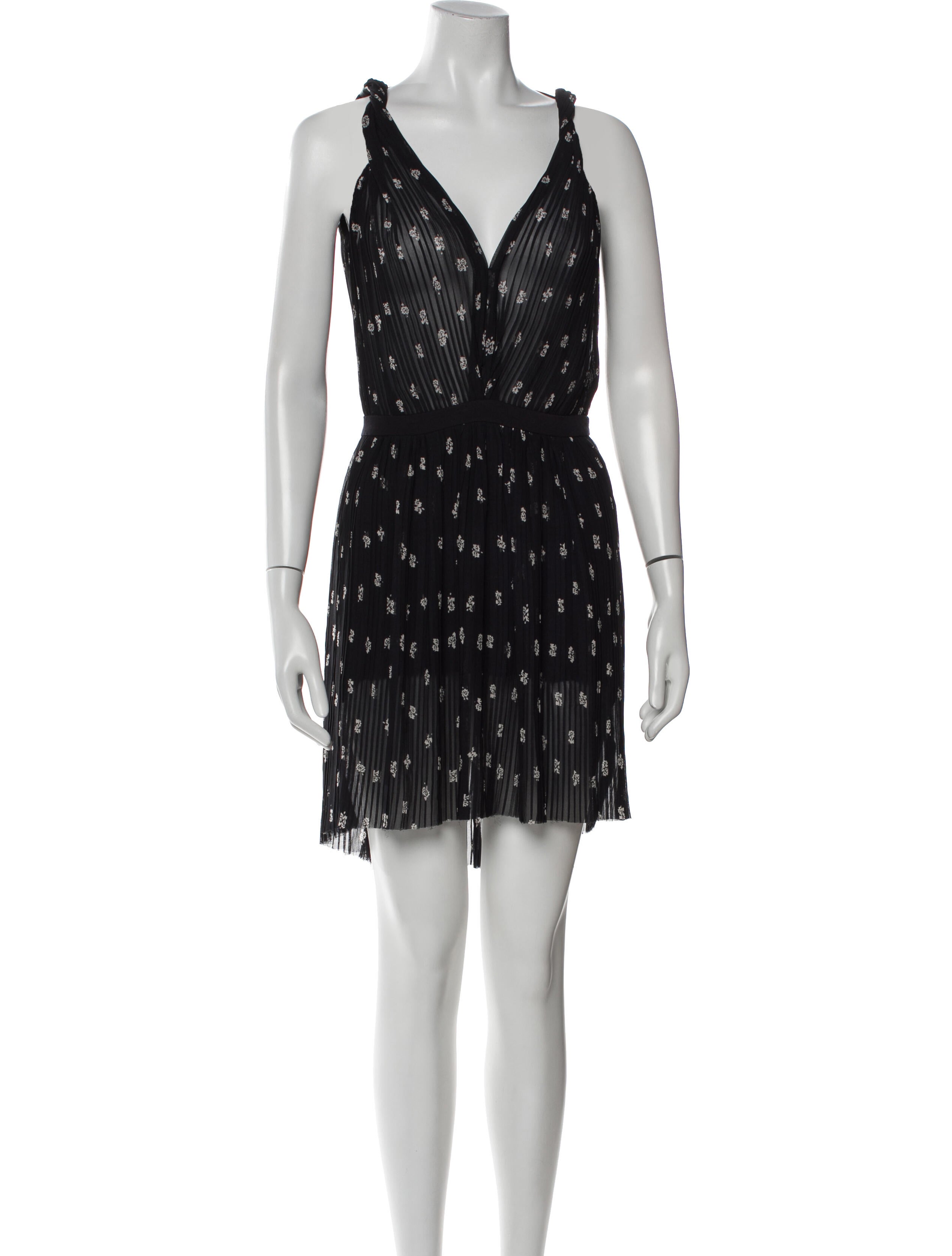 Maje Printed Knee-Length Dress