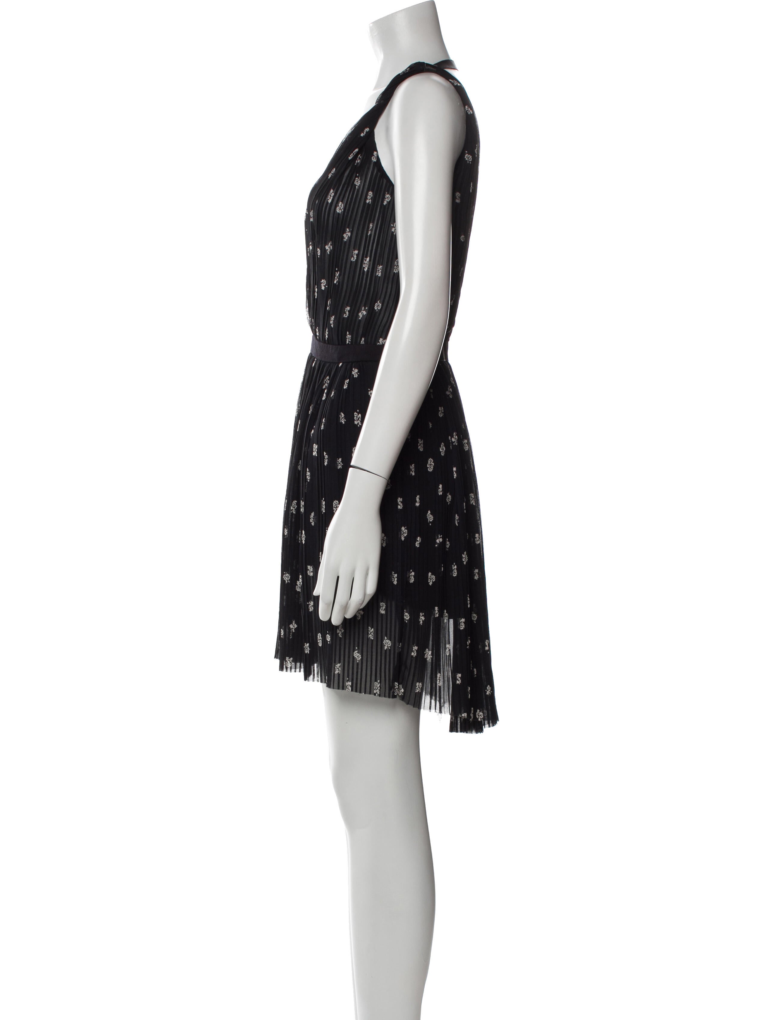 Maje Printed Knee-Length Dress