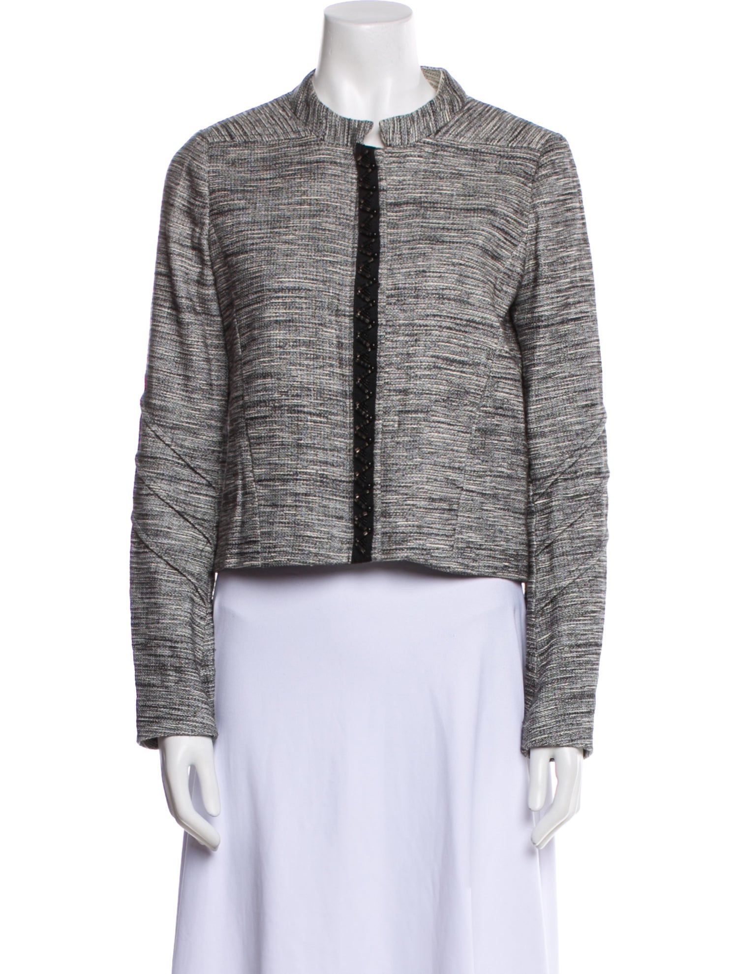 Maje Tweed Pattern Evening Jacket