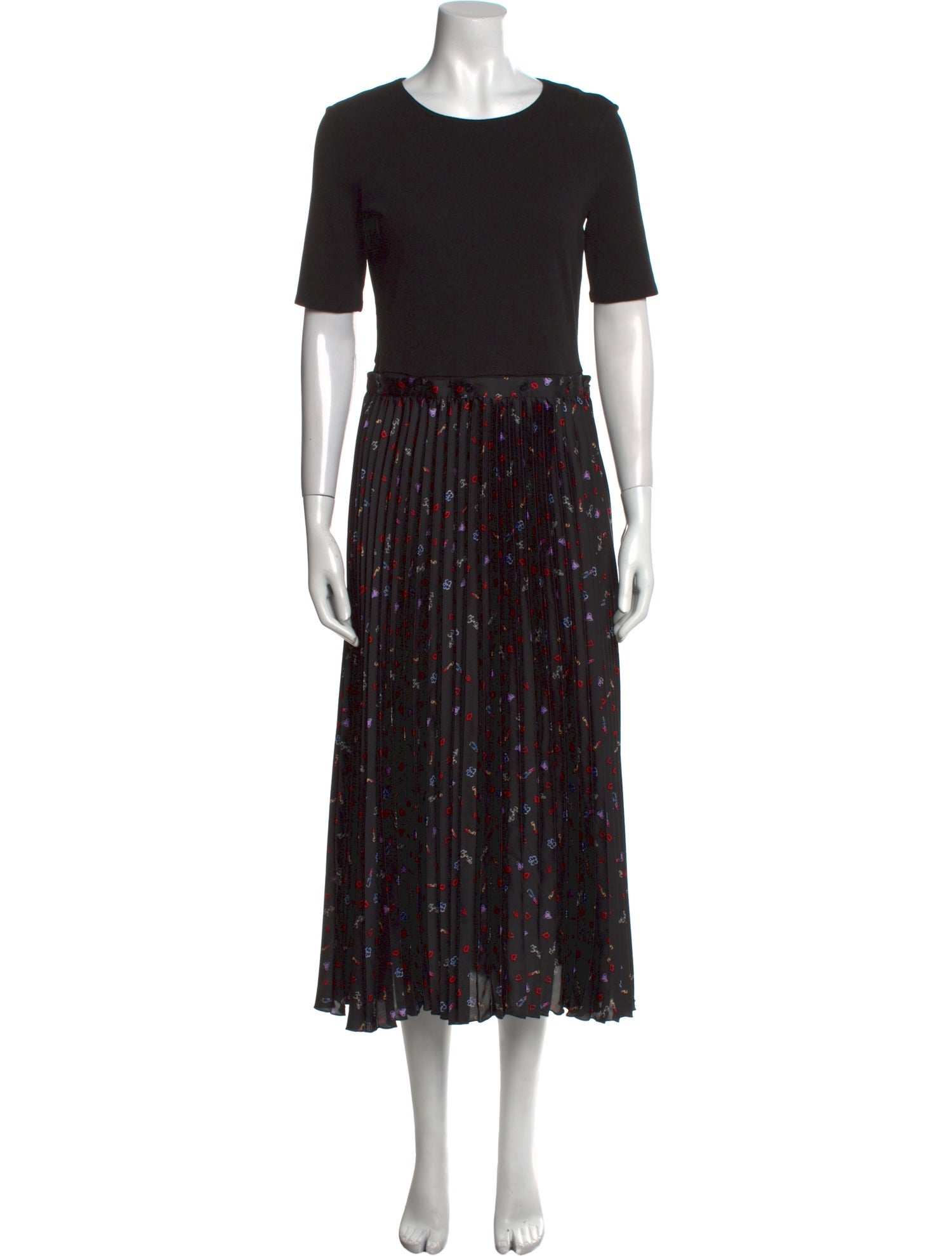 Maje Printed Long Dress