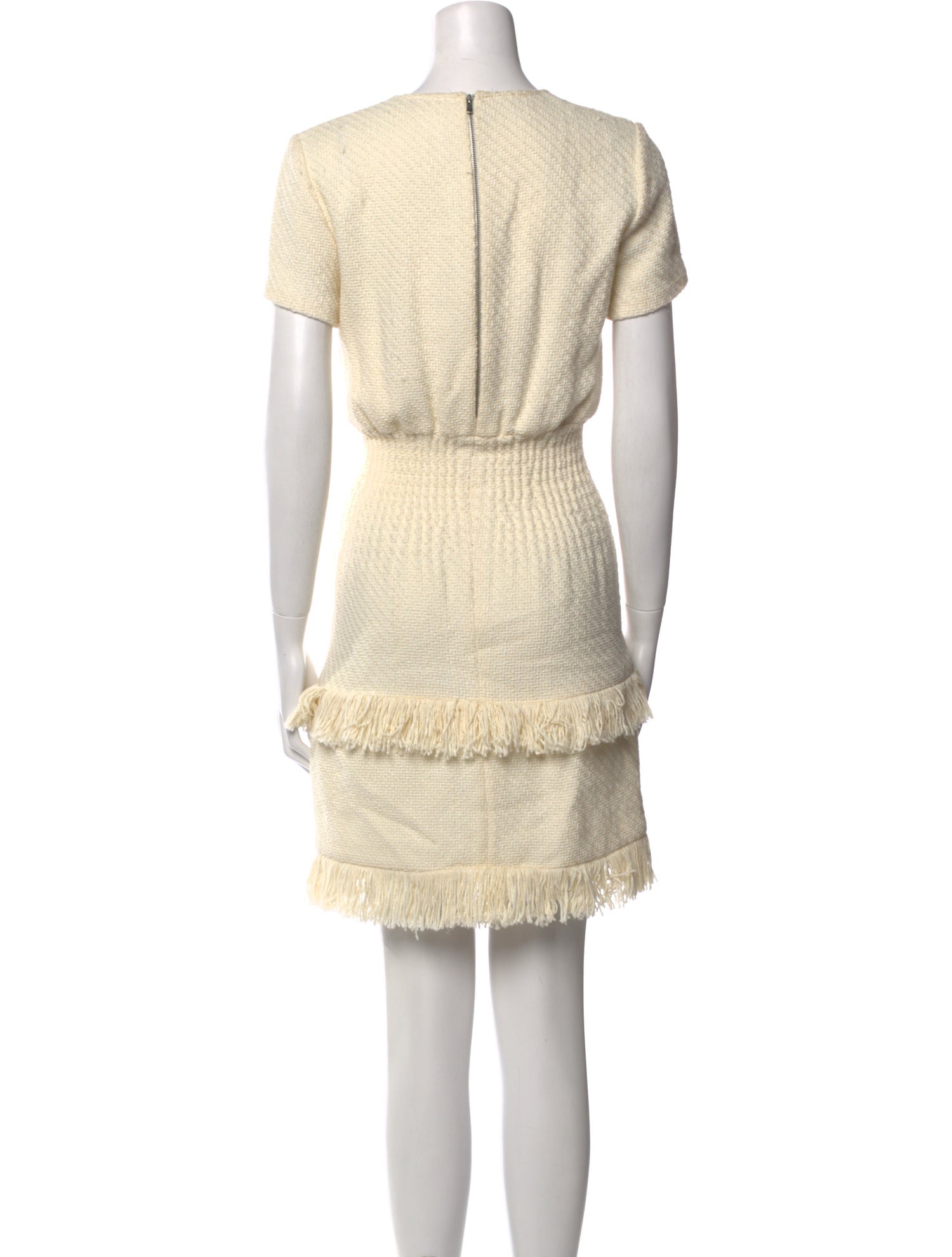 Maje Crew Neck Mini Dress