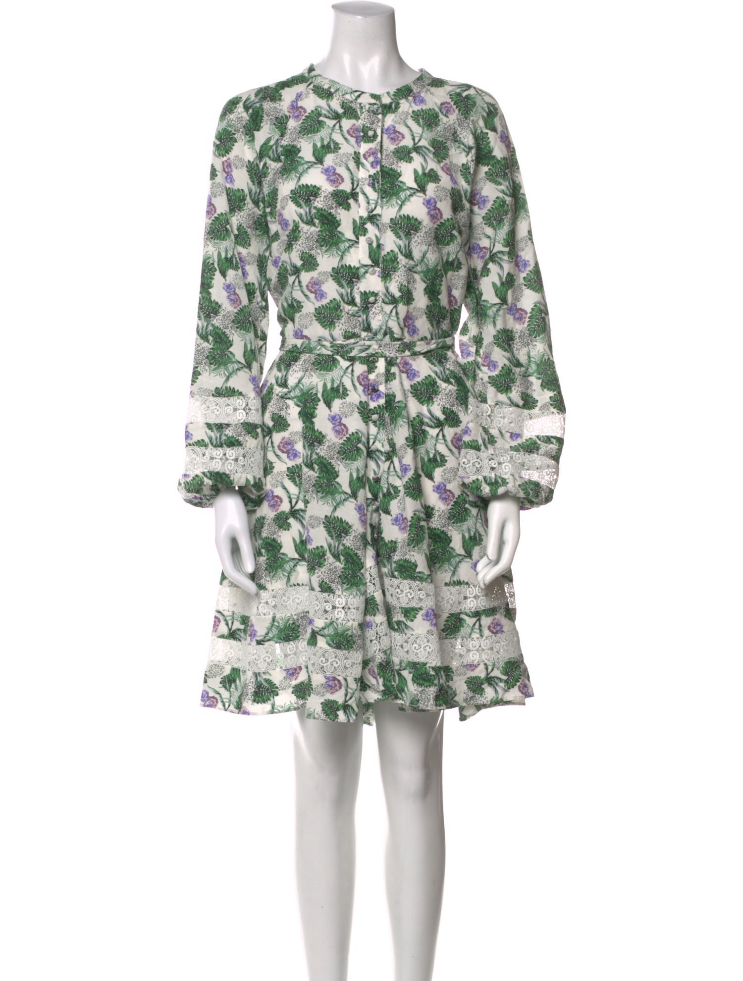 Maje Printed Mini Dress