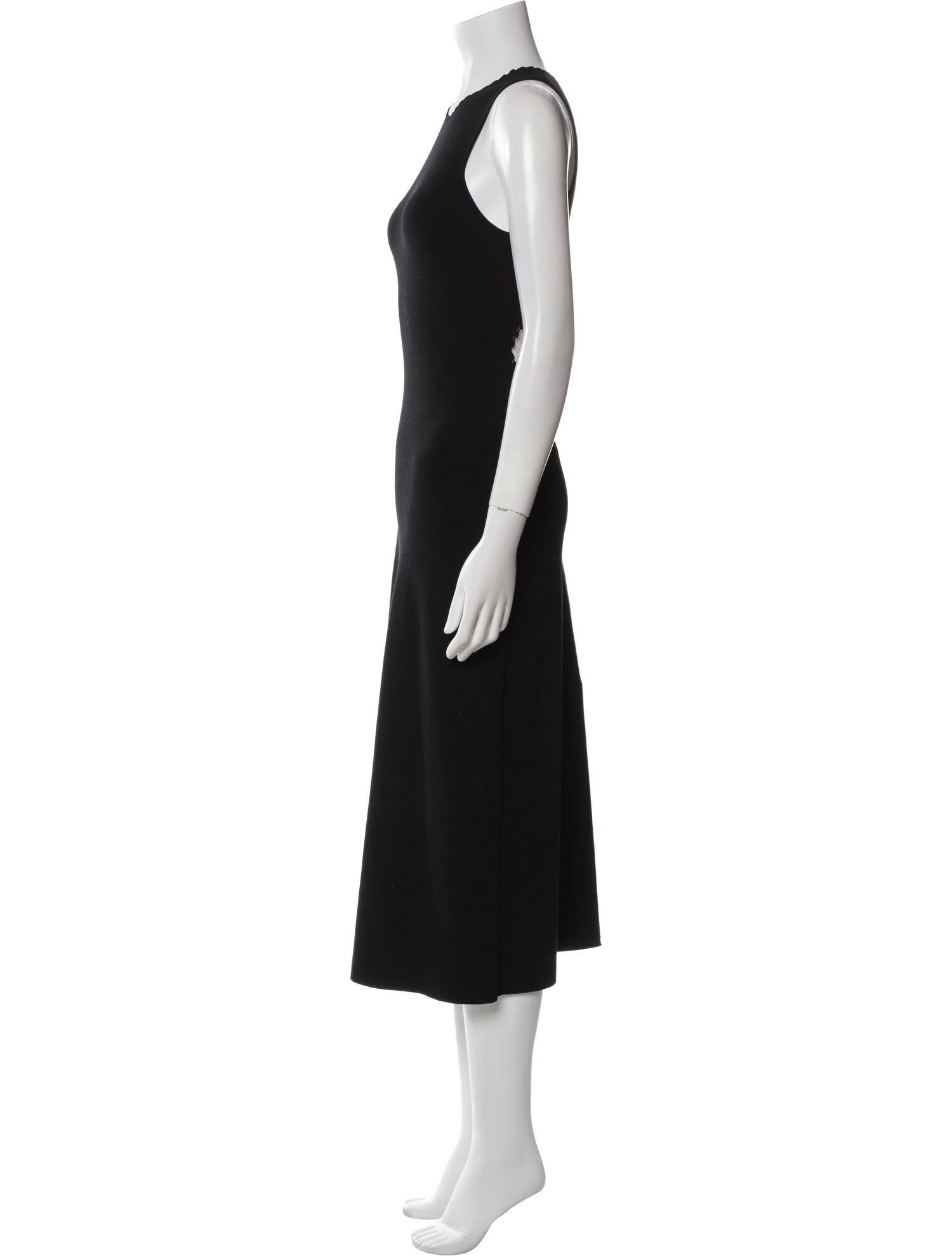 Maje Crew Neck Long Dress