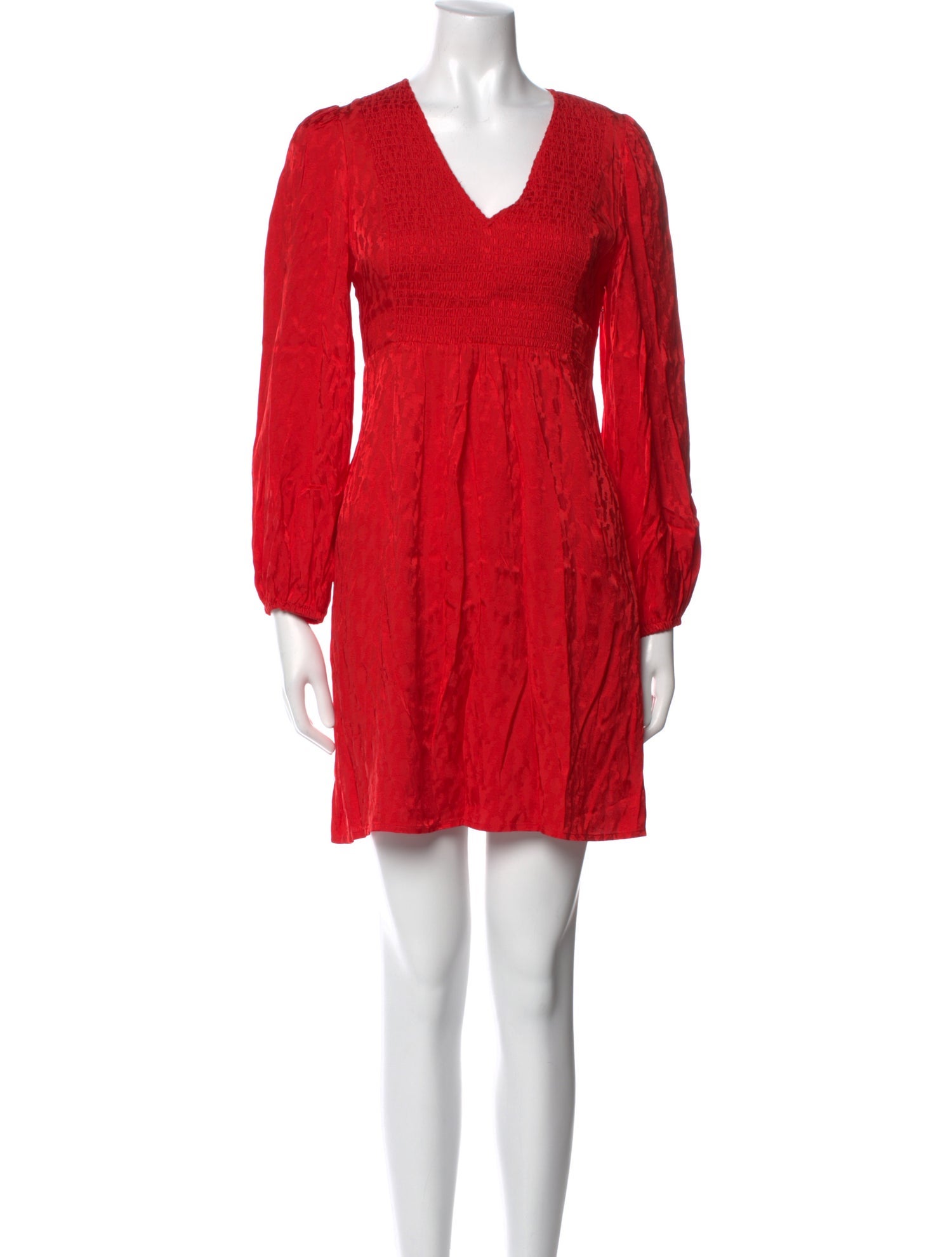 Maje V-Neck Mini Dress