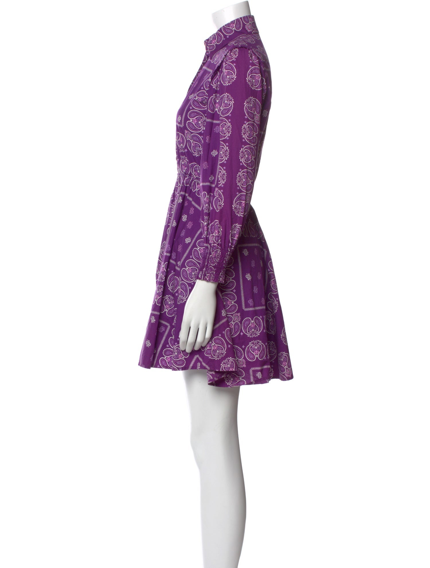 Maje Printed Mini Dress