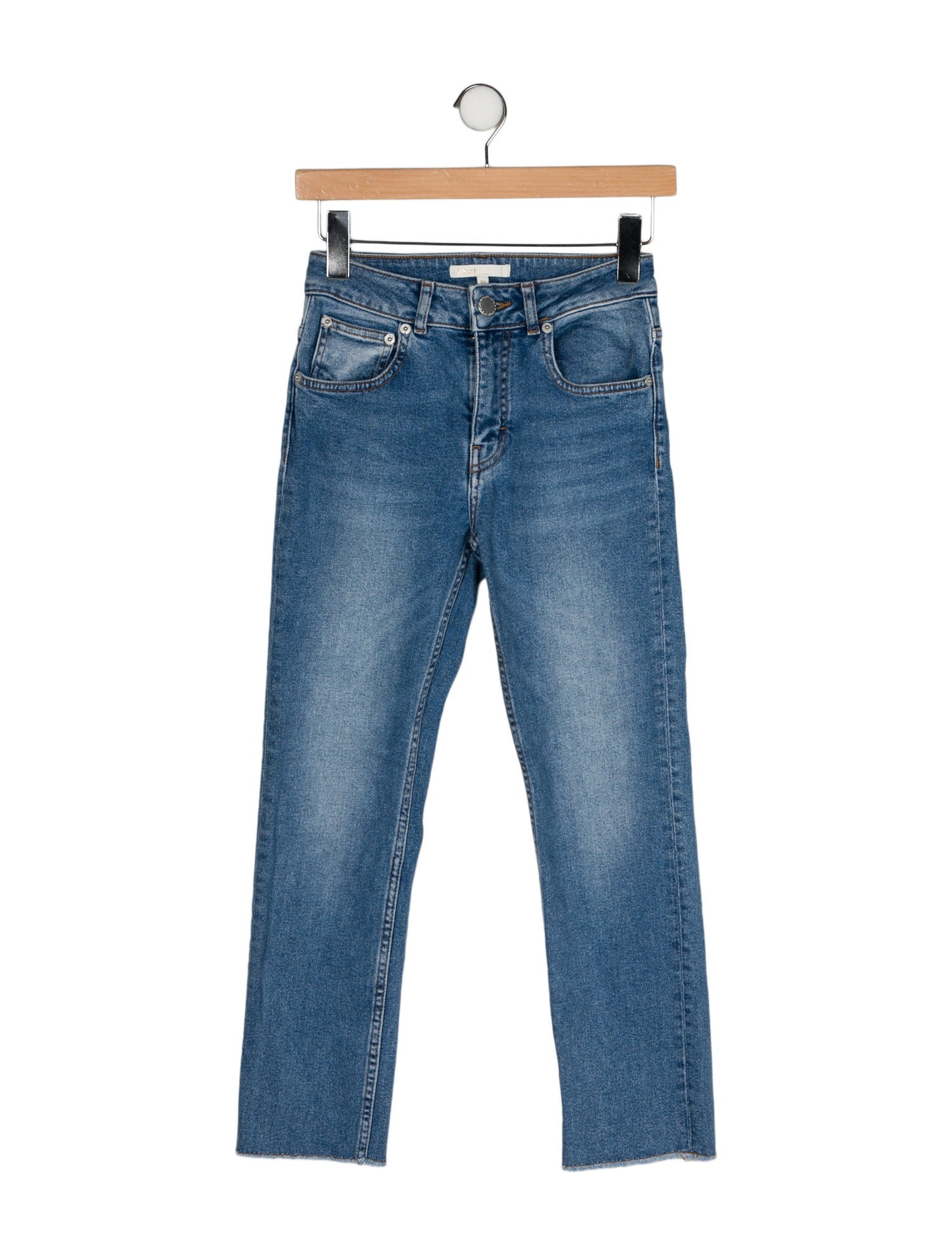 Maje Mid-Rise Straight Leg Jeans