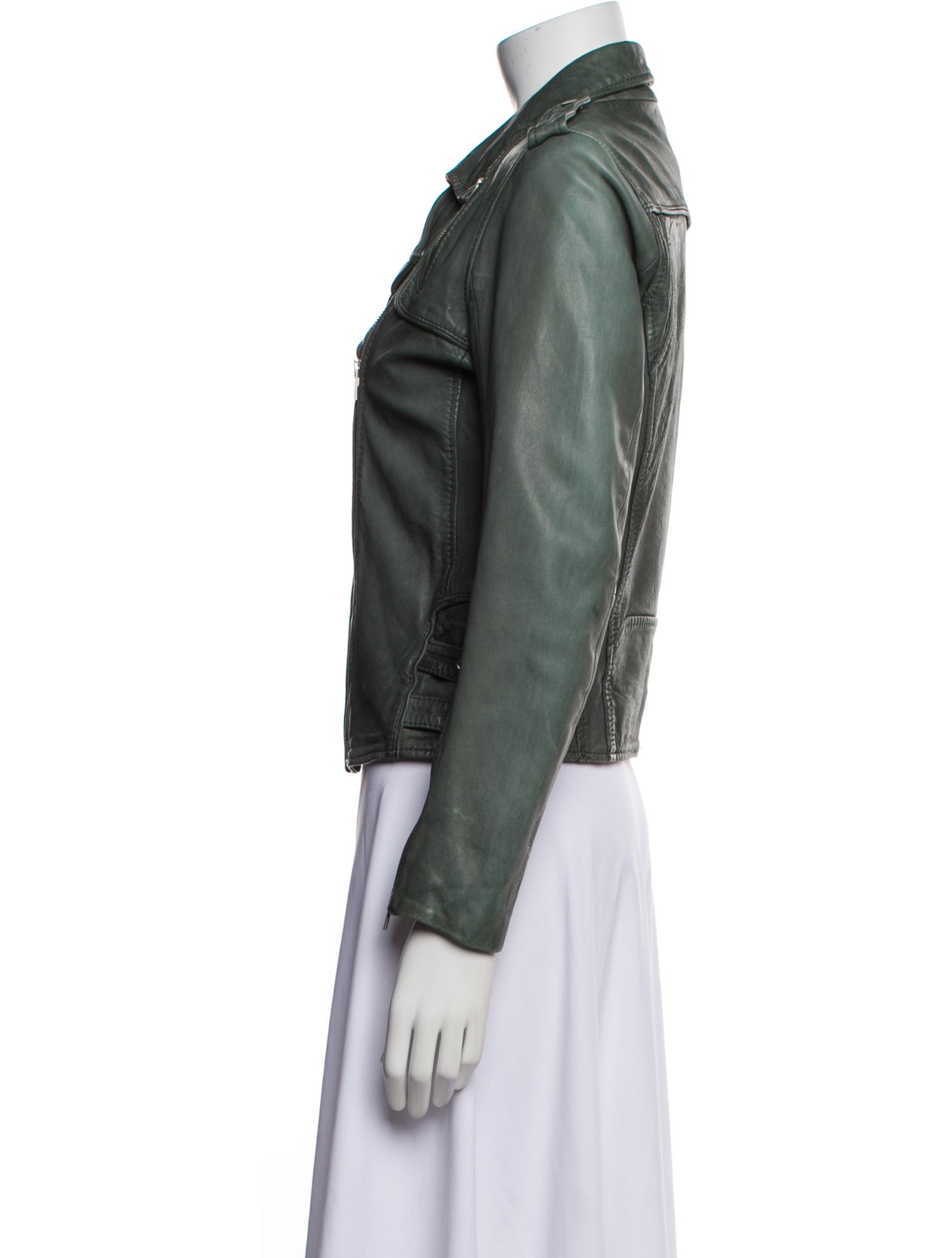 Maje Leather Biker Jacket