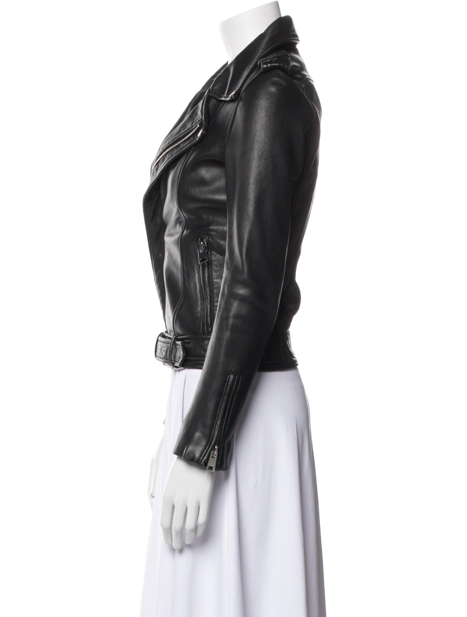 Maje Leather Biker Jacket