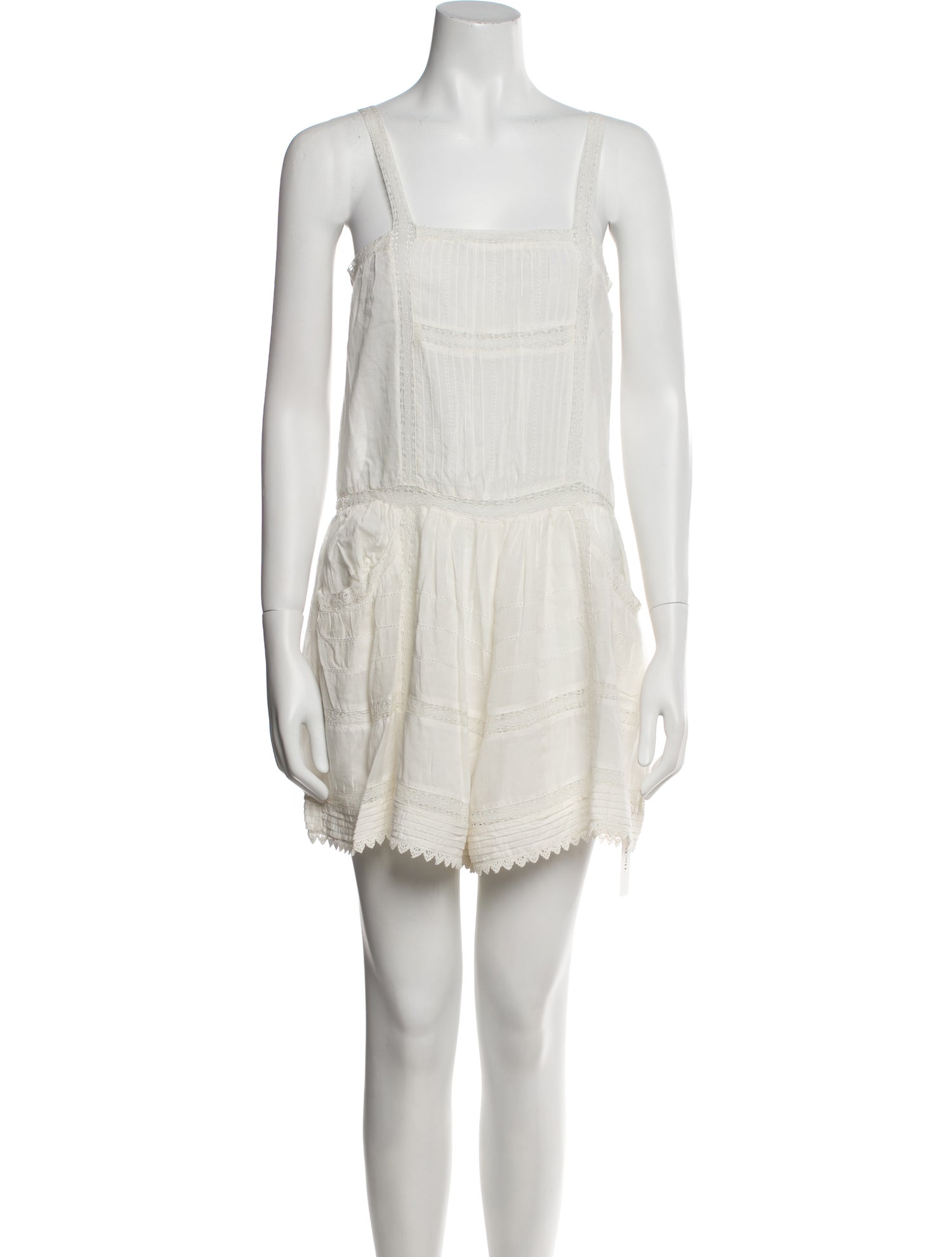 Maje Square Neckline Romper