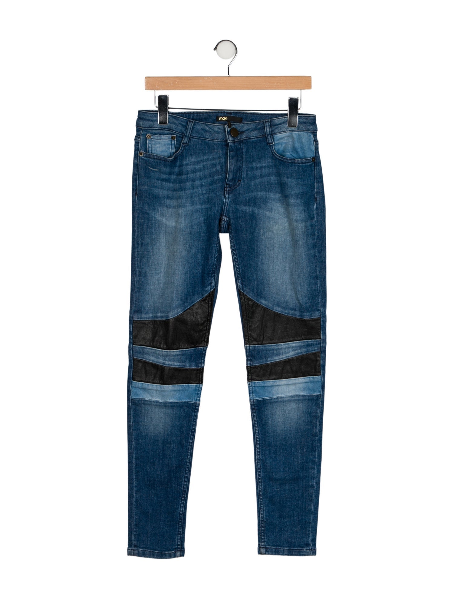 Maje Mid-Rise Skinny Leg Jeans