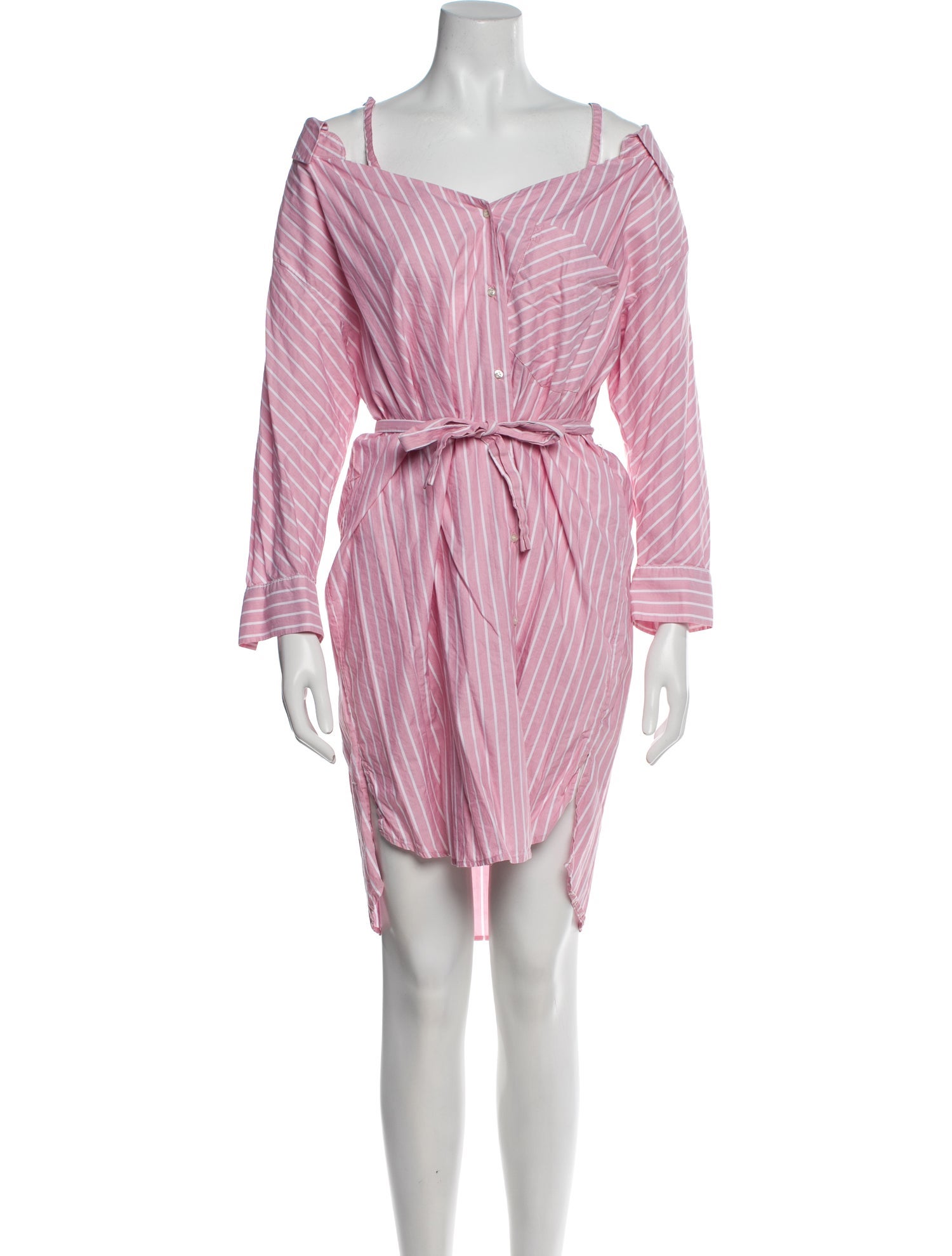 Maje Striped Knee-Length Dress