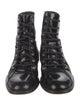 Maje Leather Combat Boots