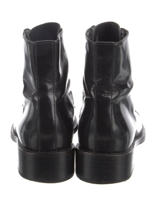 Maje Leather Combat Boots