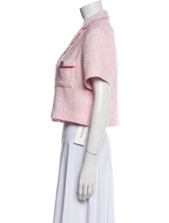 Maje Tweed Pattern Evening Jacket