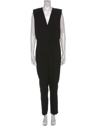 Maje V-Neck Jumpsuit