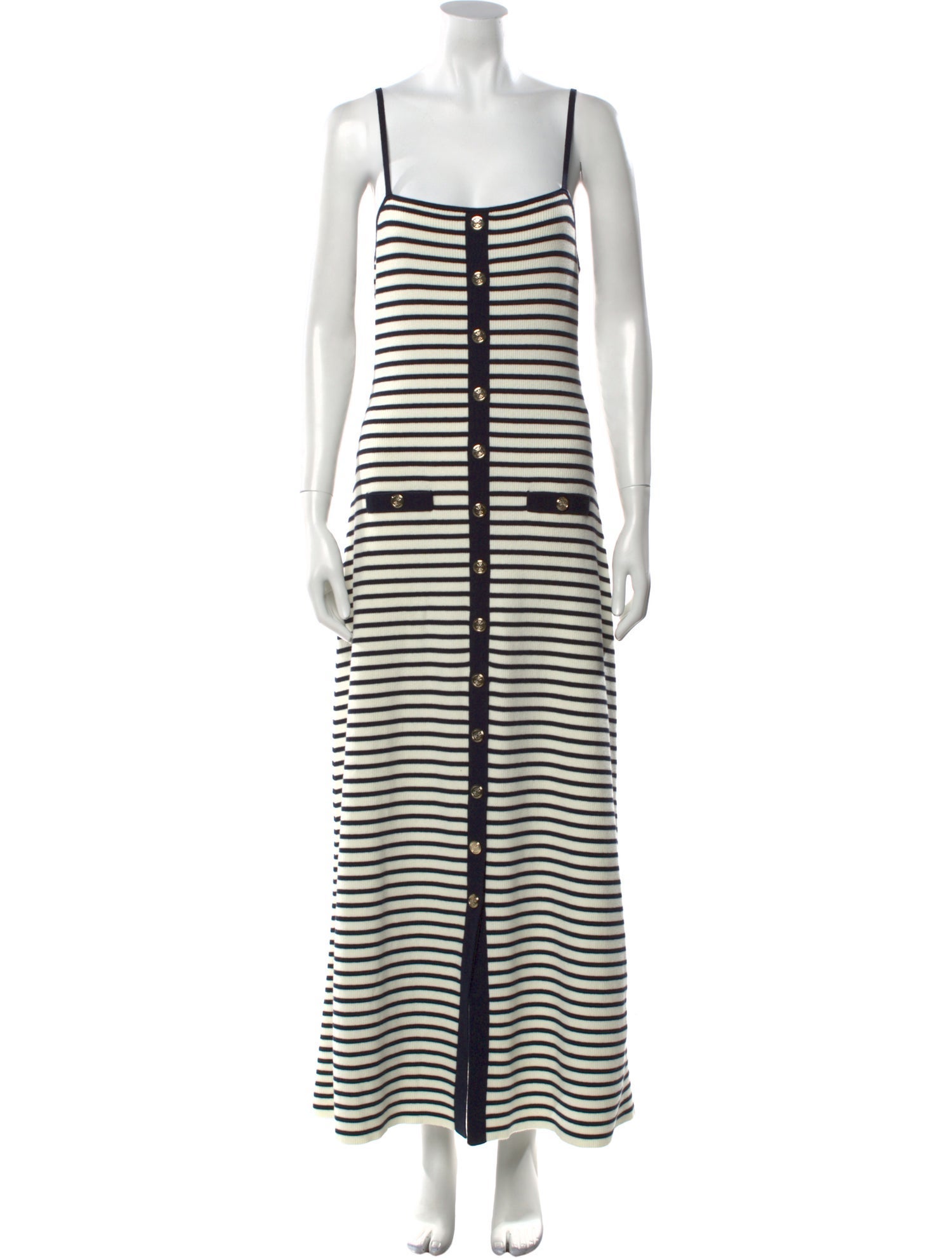 Maje Striped Long Dress w/ Tags