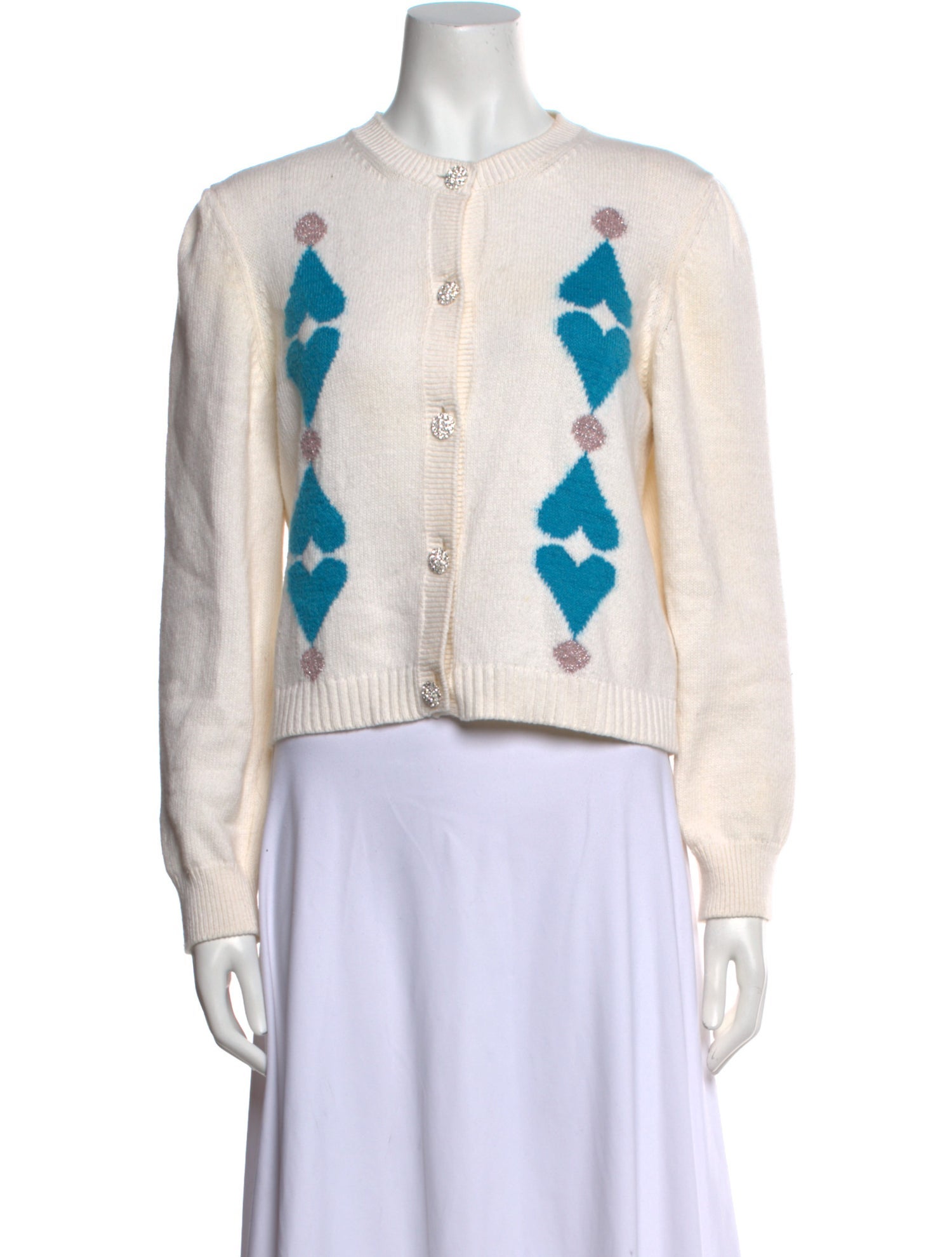 Maje Wool Printed Sweater