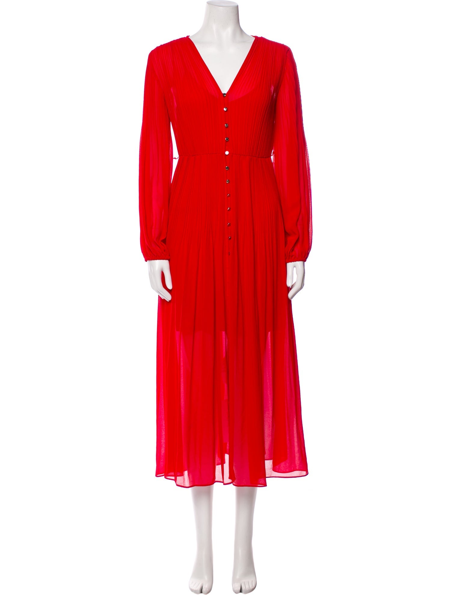 Maje V-Neck Mini Dress