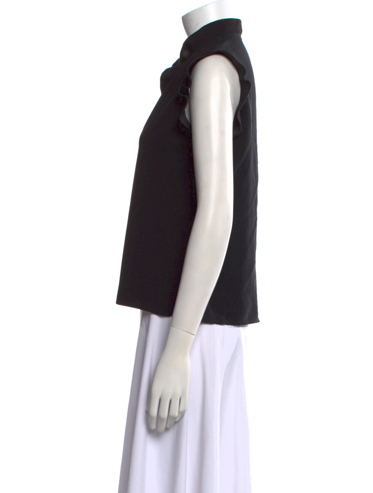 Maje V-Neck Short Sleeve Polo