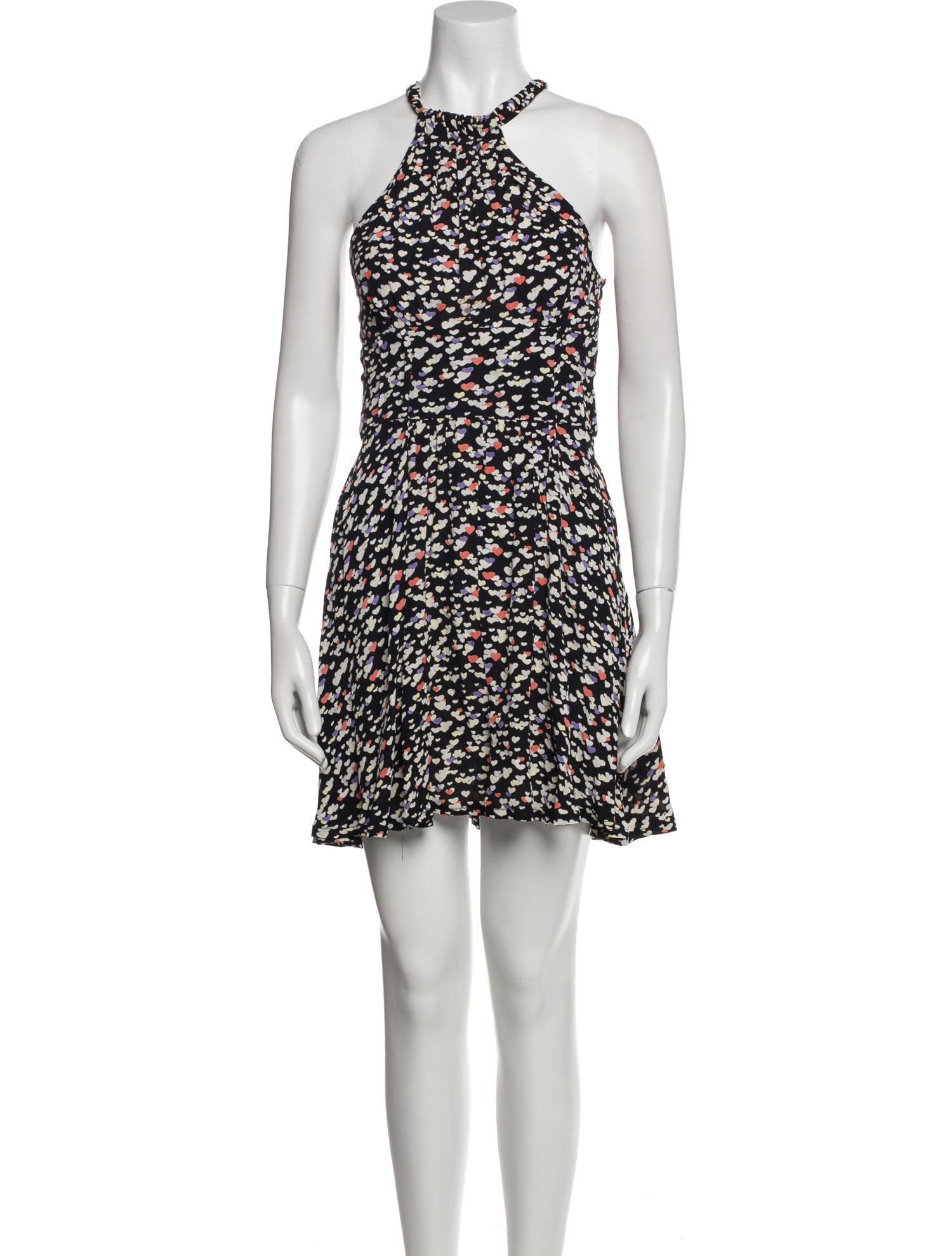 Maje Floral Print Mini Dress