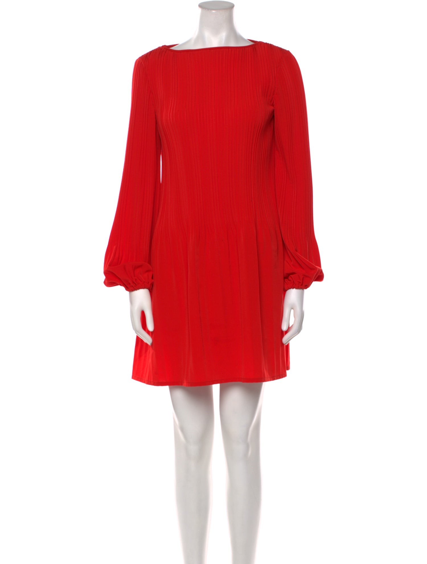 Maje Bateau Neckline Mini Dress