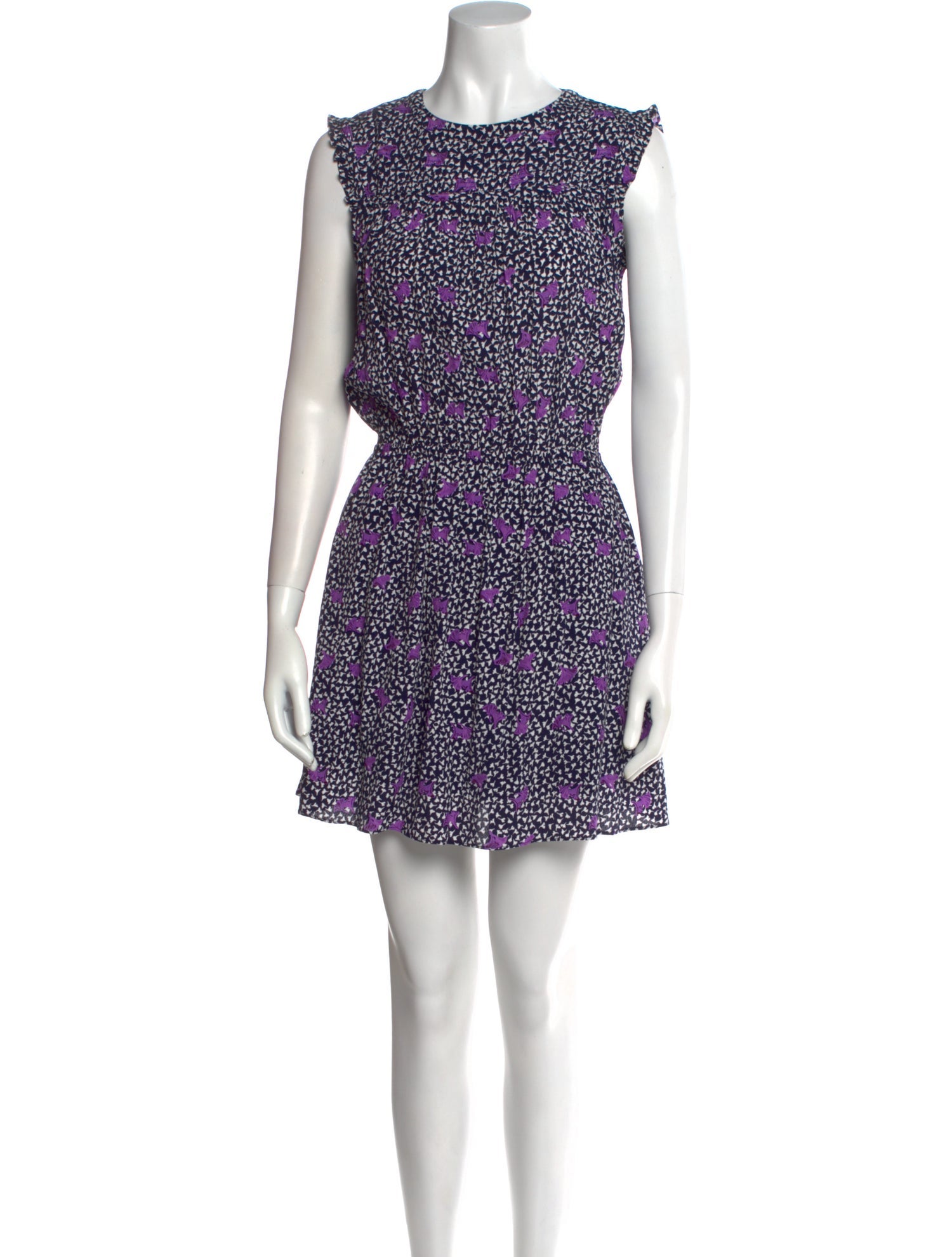 Maje Printed Mini Dress w/ Tags