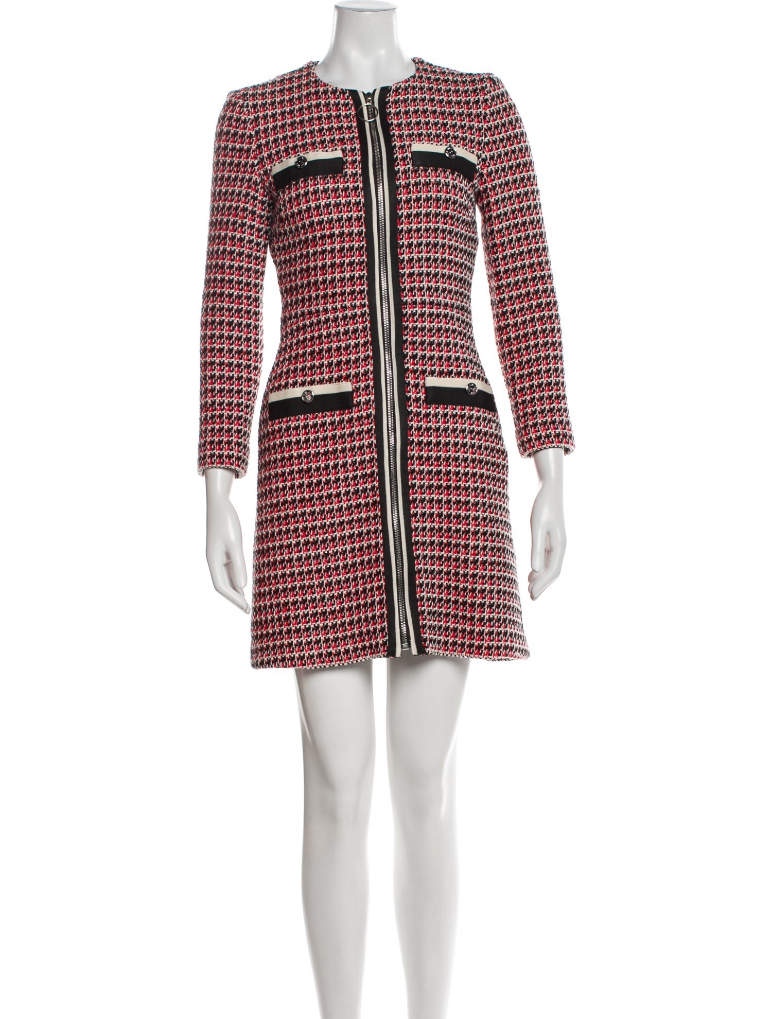 Maje Printed Mini Dress