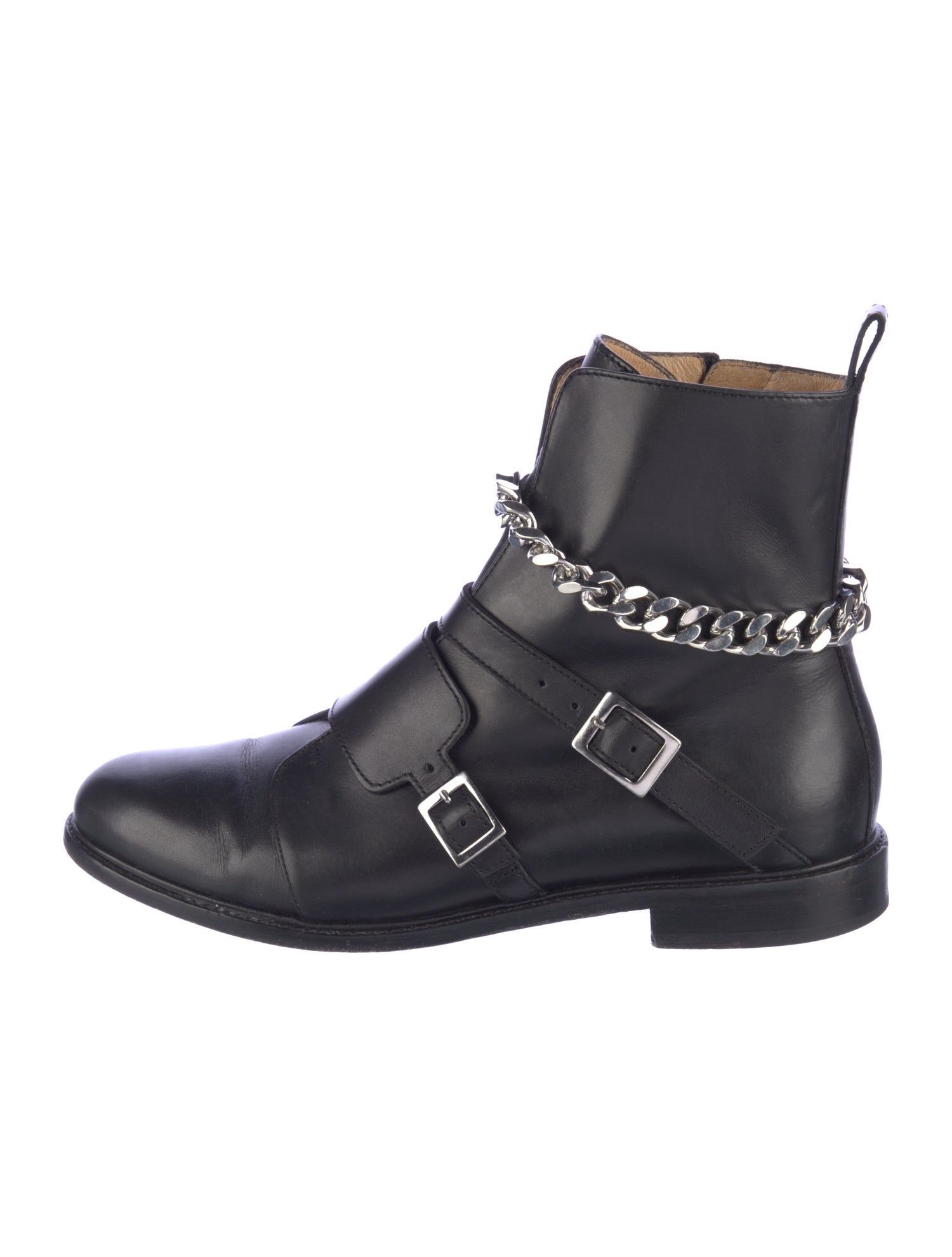 Maje Leather Moto Boots