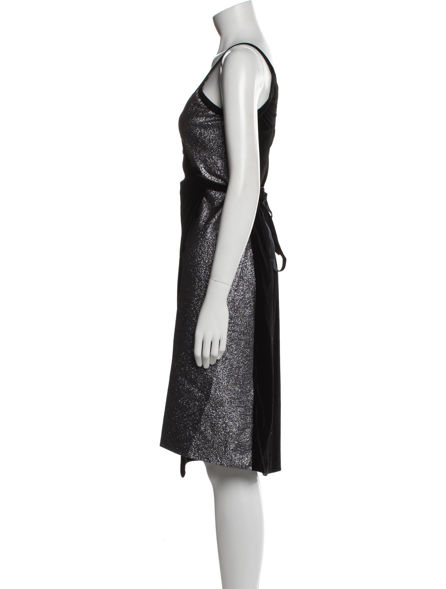 Maje V-Neck Mini Dress