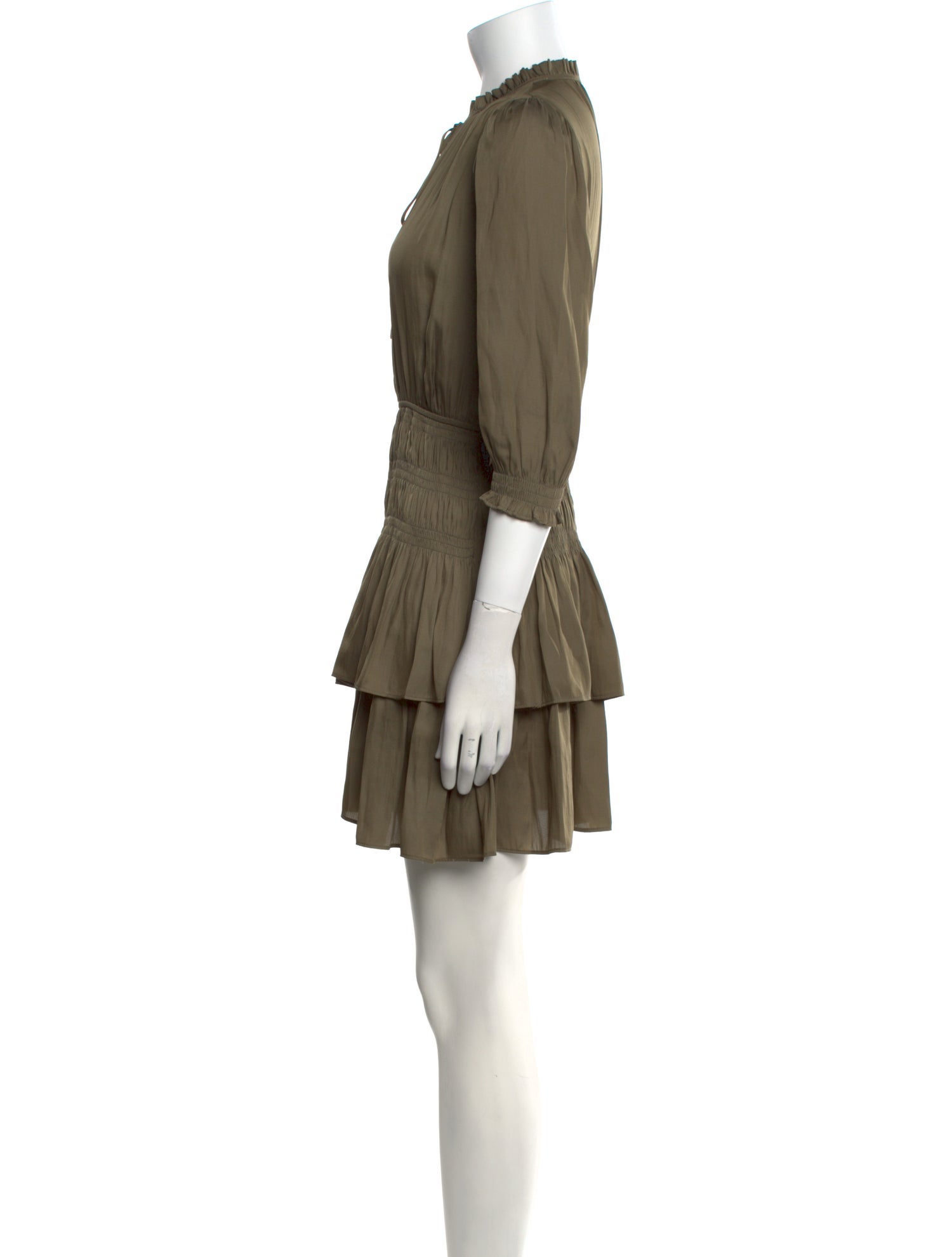 Maje Mock Neck Mini Dress