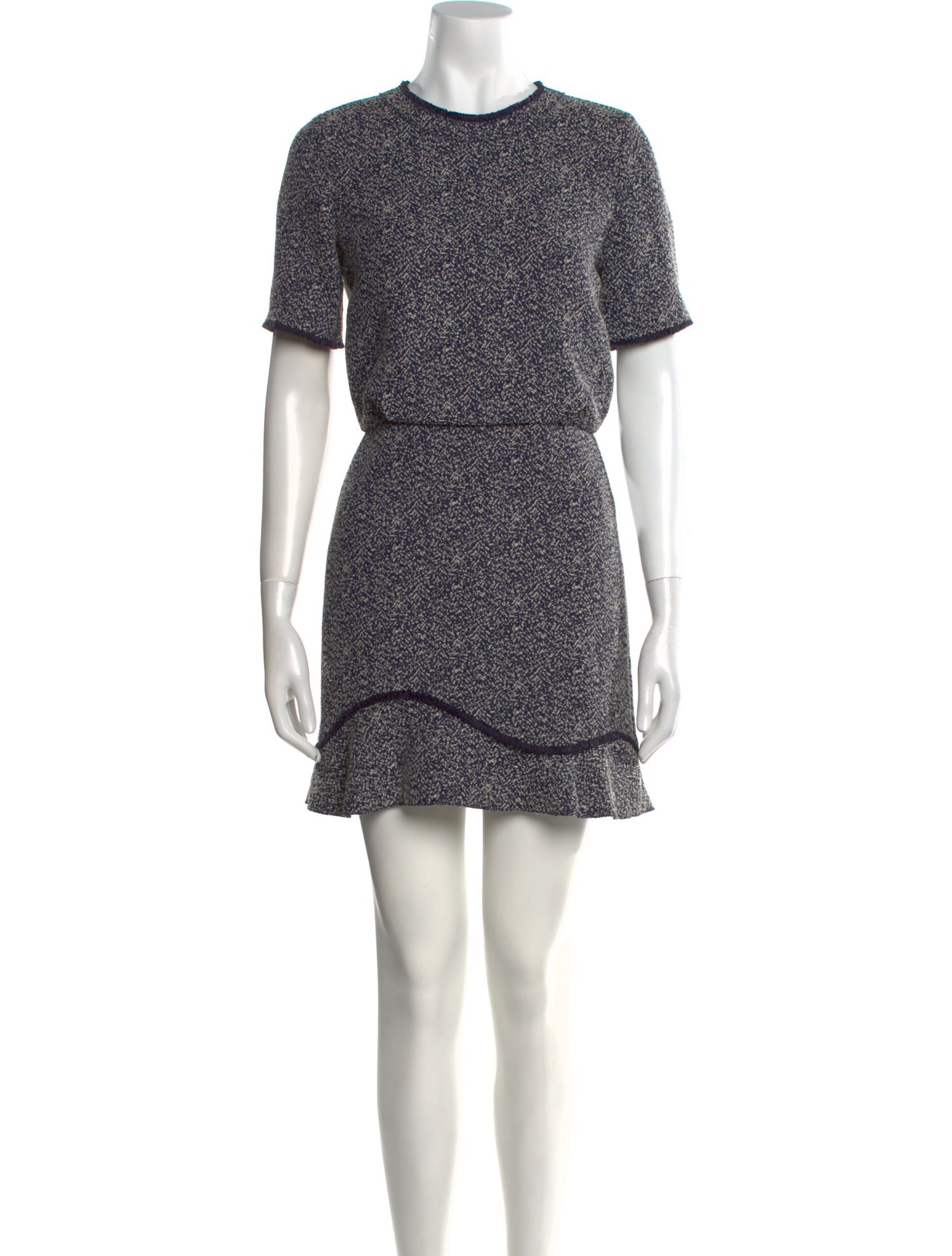 Maje Printed Mini Dress