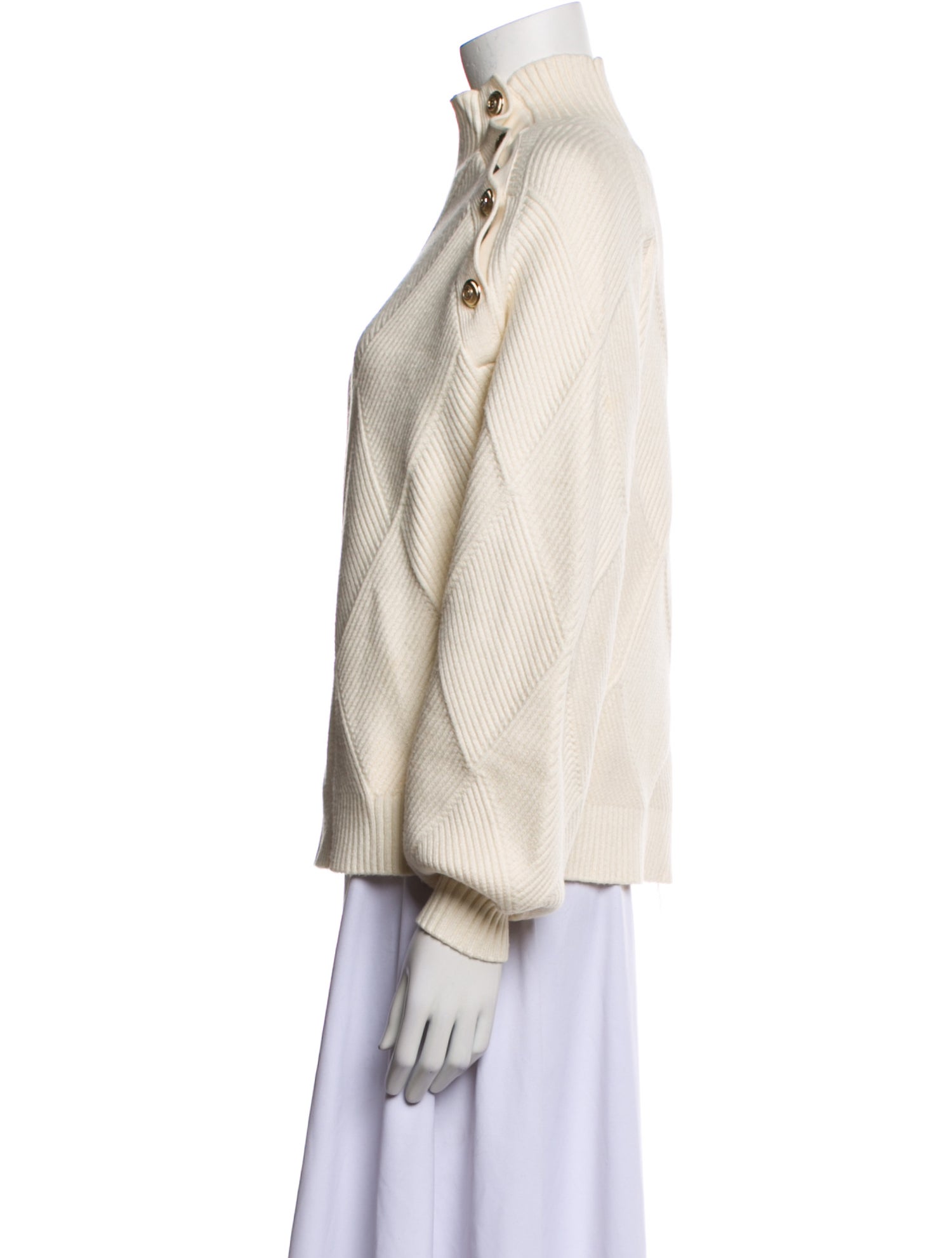 Maje Mock Neck Sweater