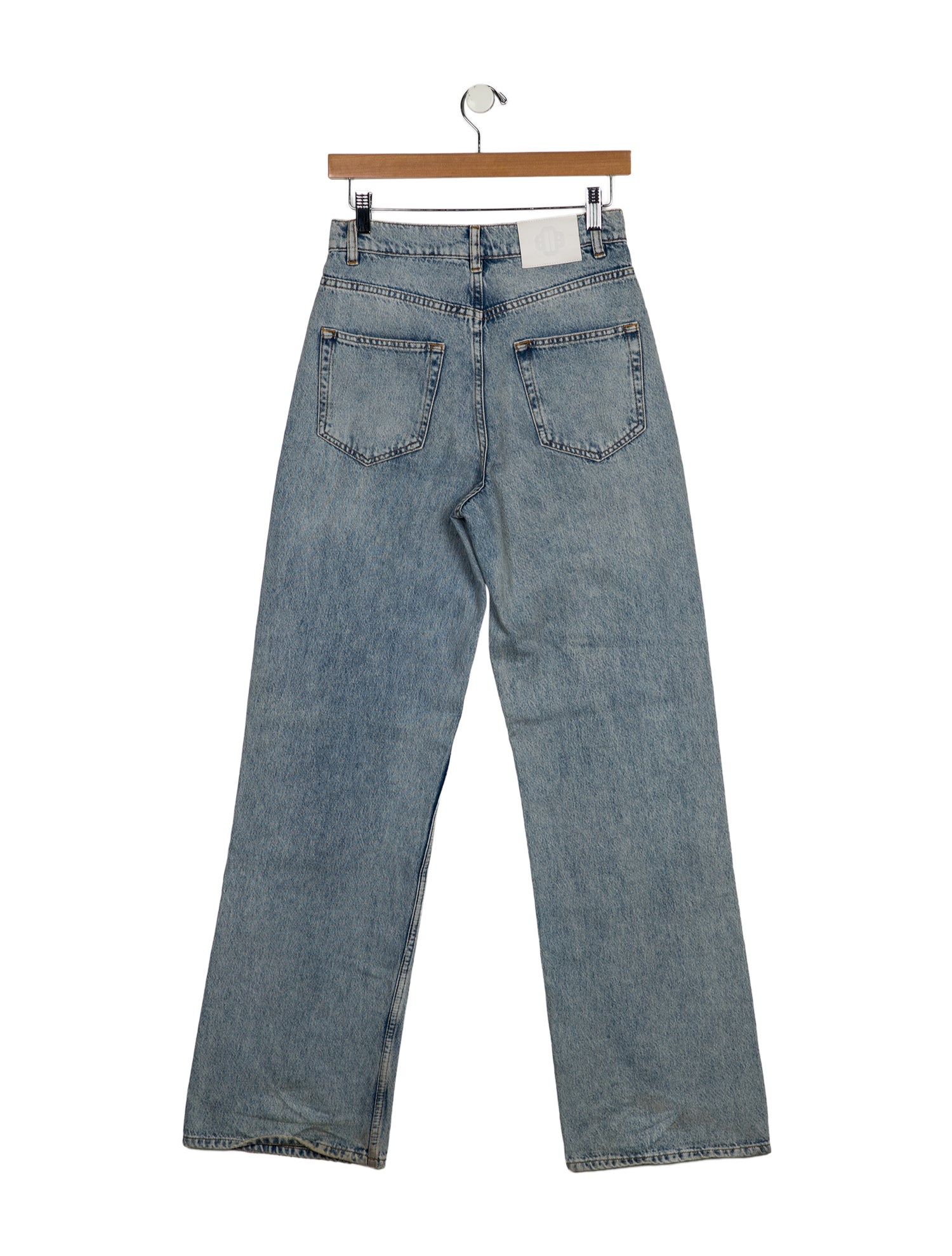 Maje High-Rise Wide Leg Jeans