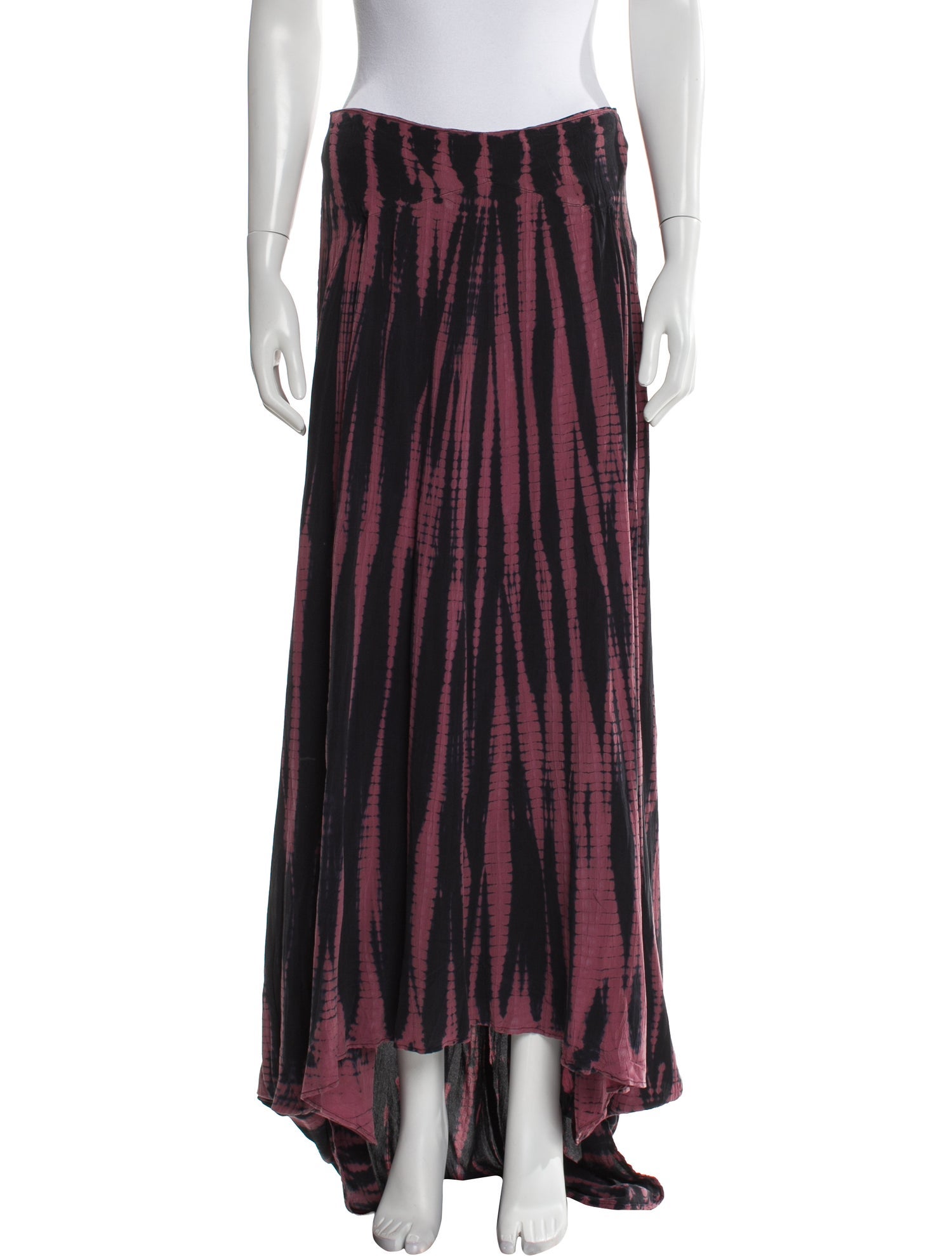 Maje Silk Long Skirt