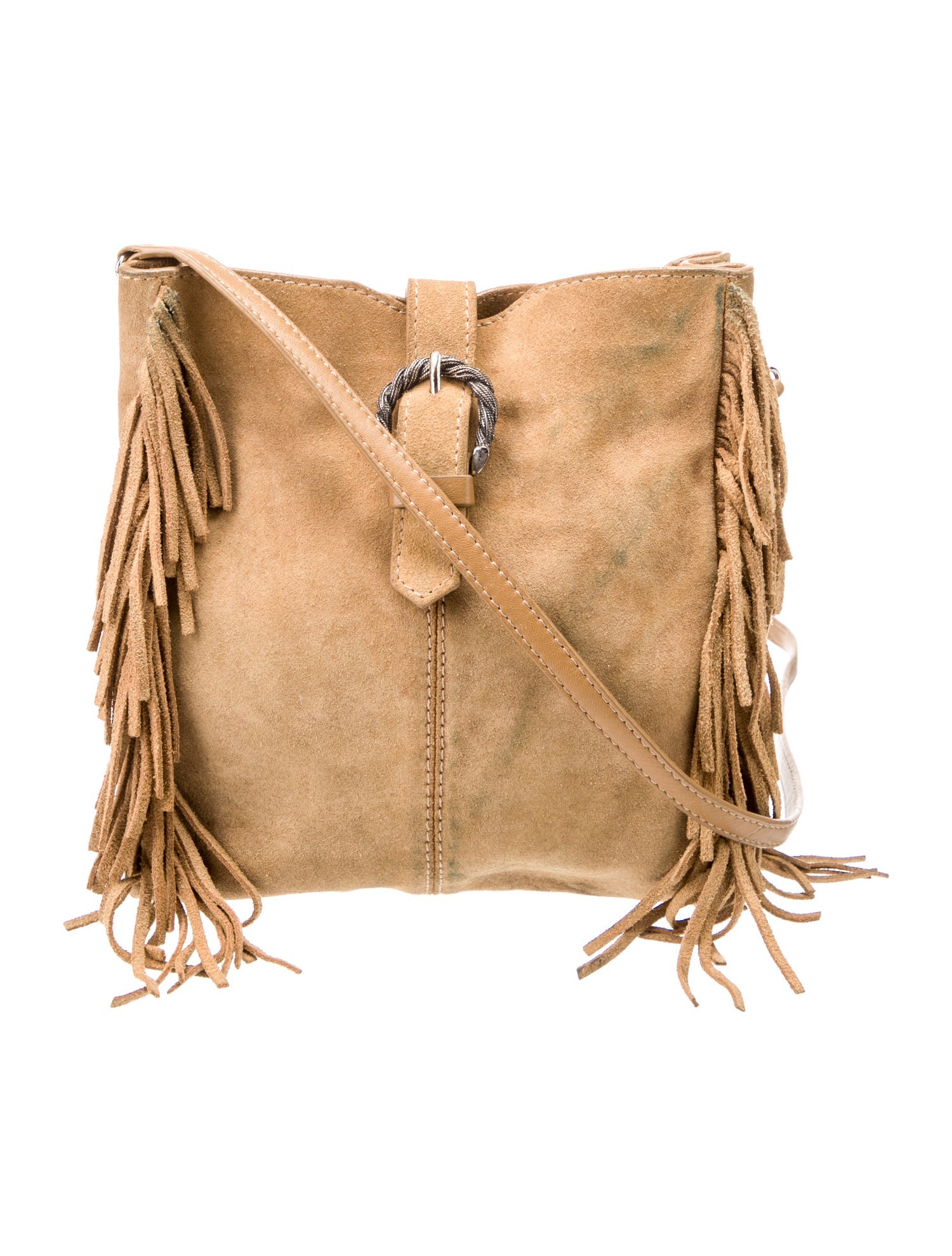 Maje Suede Crossbody Bag