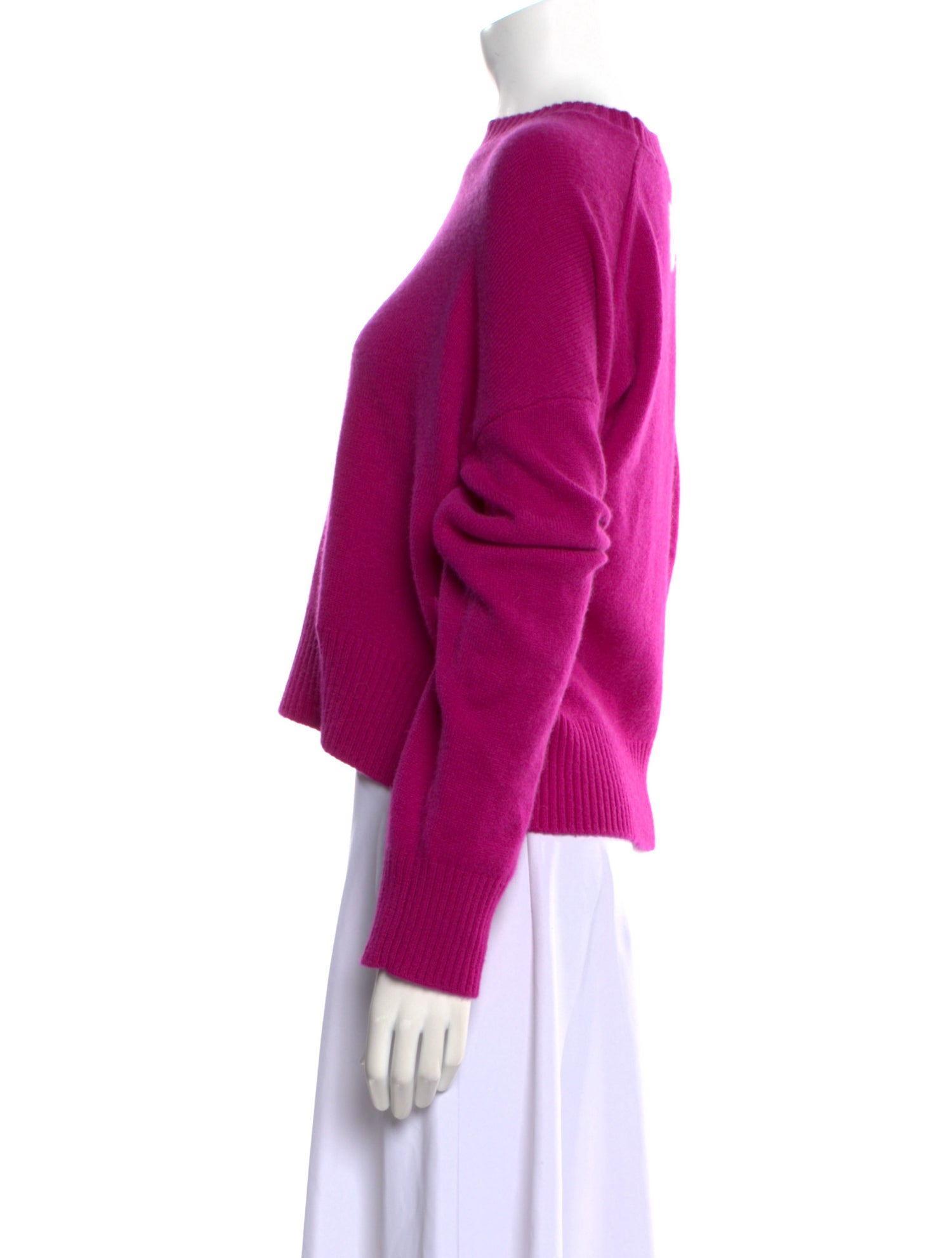 Maje Cashmere Crew Neck Sweater