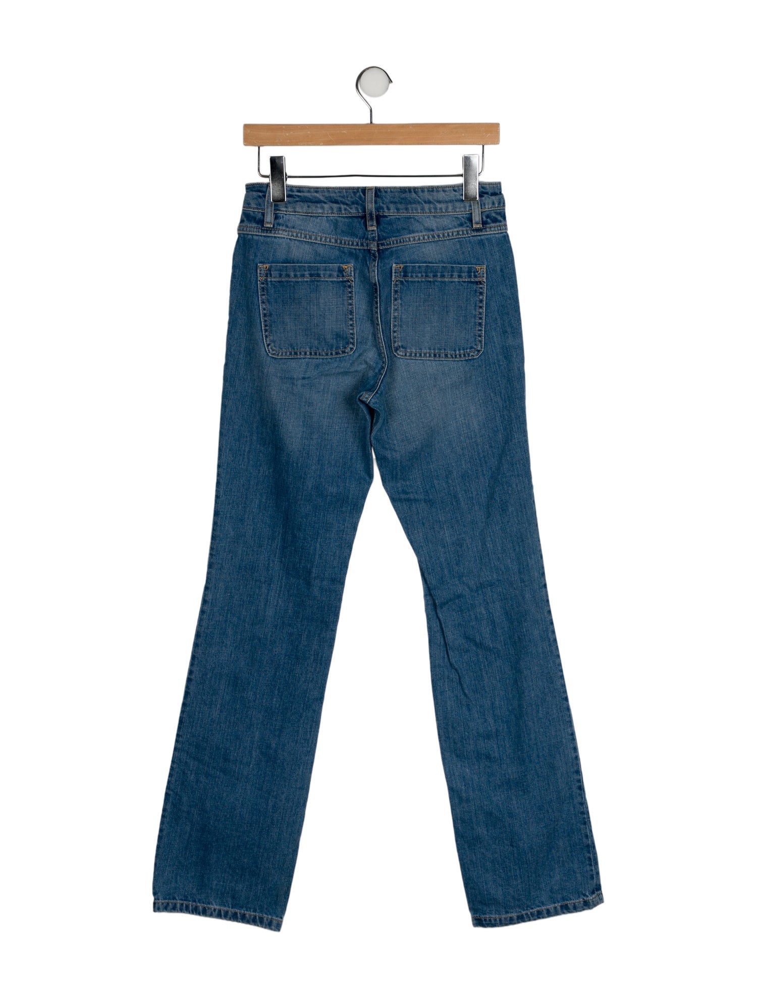 Maje Mid-Rise Straight Leg Jeans