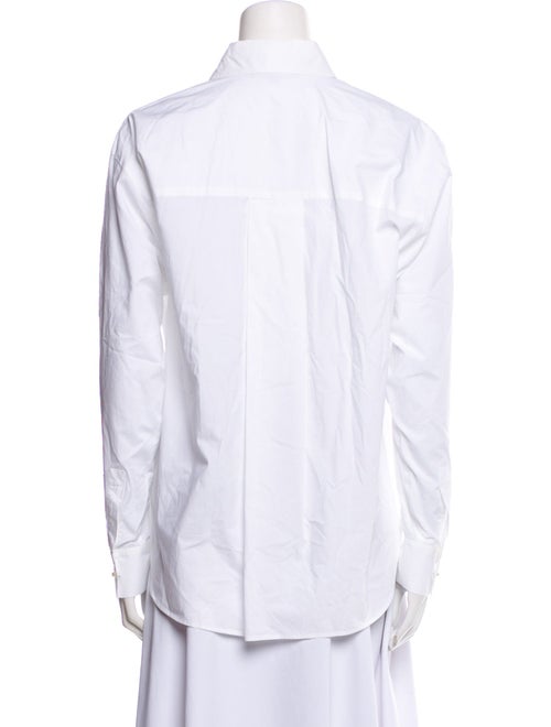 Maje Long Sleeve Button-Up Top